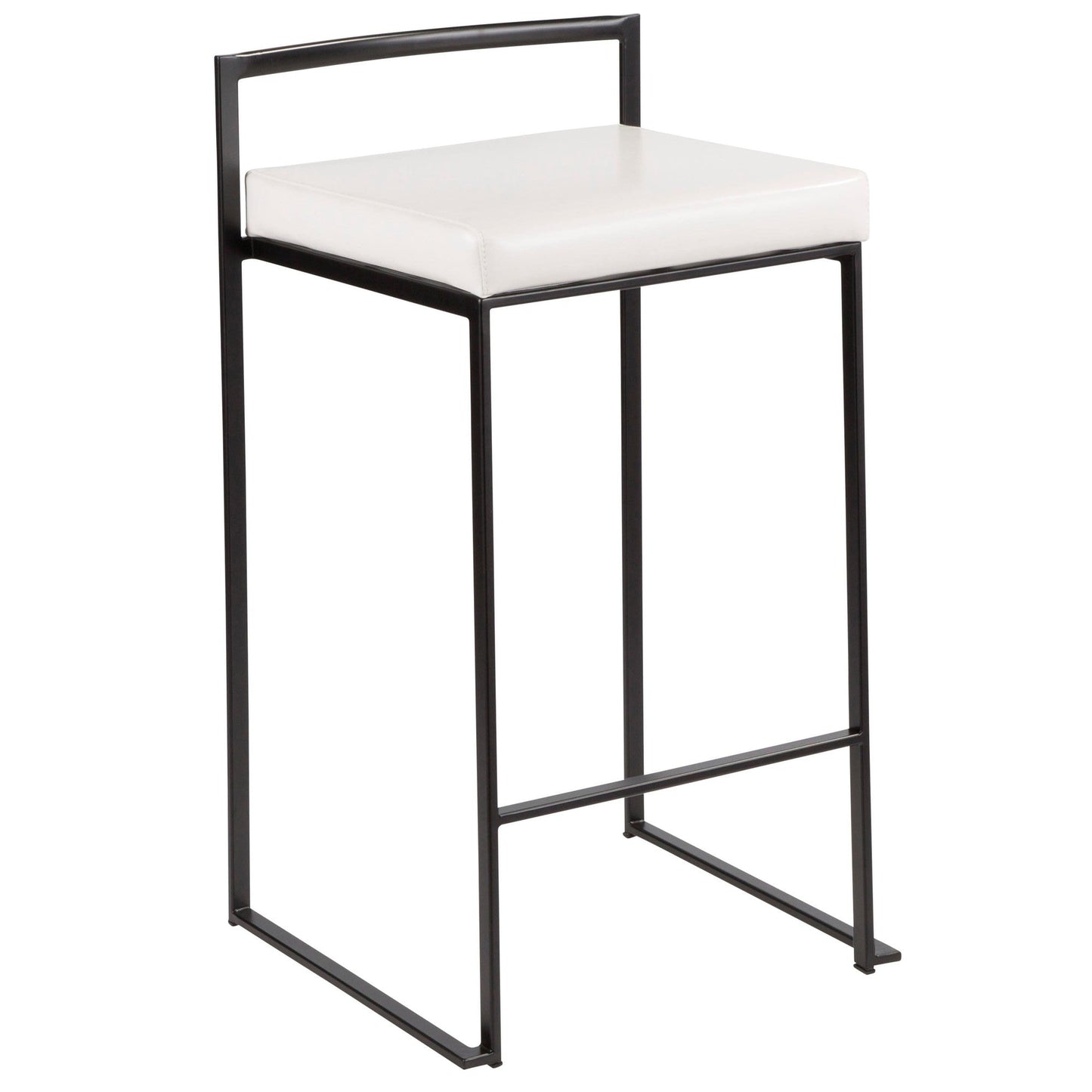 Majestic Office Furniture Stacker 26" Fixed-Height Counter Stool - Set Of 3
