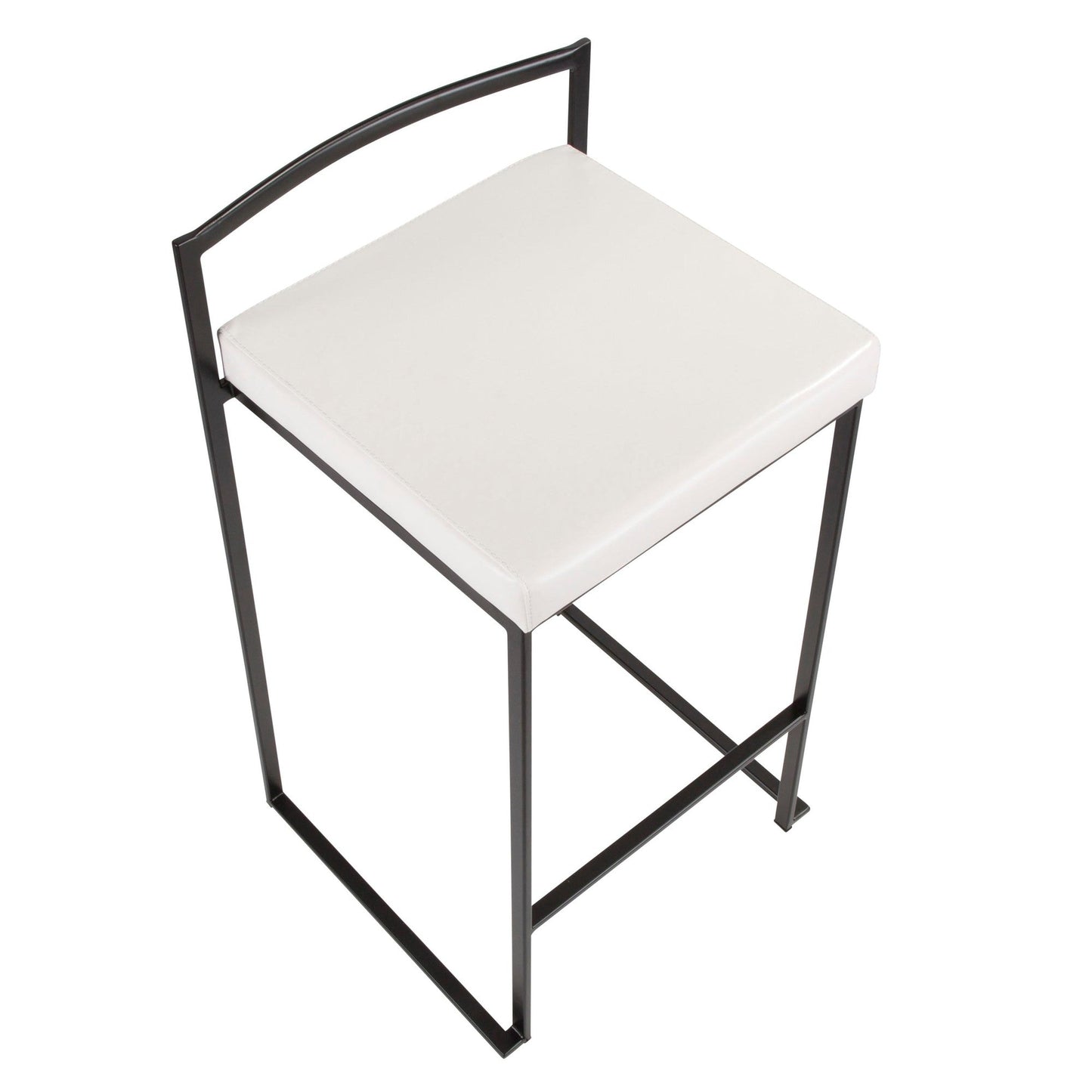 Majestic Office Furniture Stacker 26" Fixed-Height Counter Stool - Set Of 3