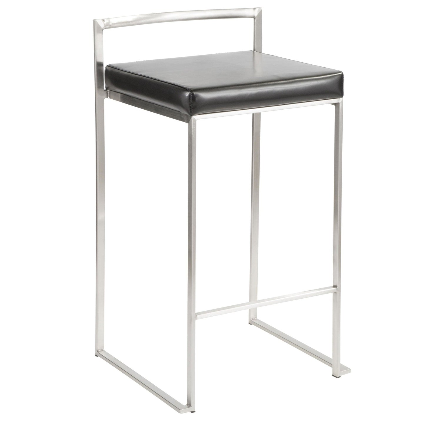 Majestic Office Furniture Stacker 26" Fixed-Height Counter Stool - Set Of 3