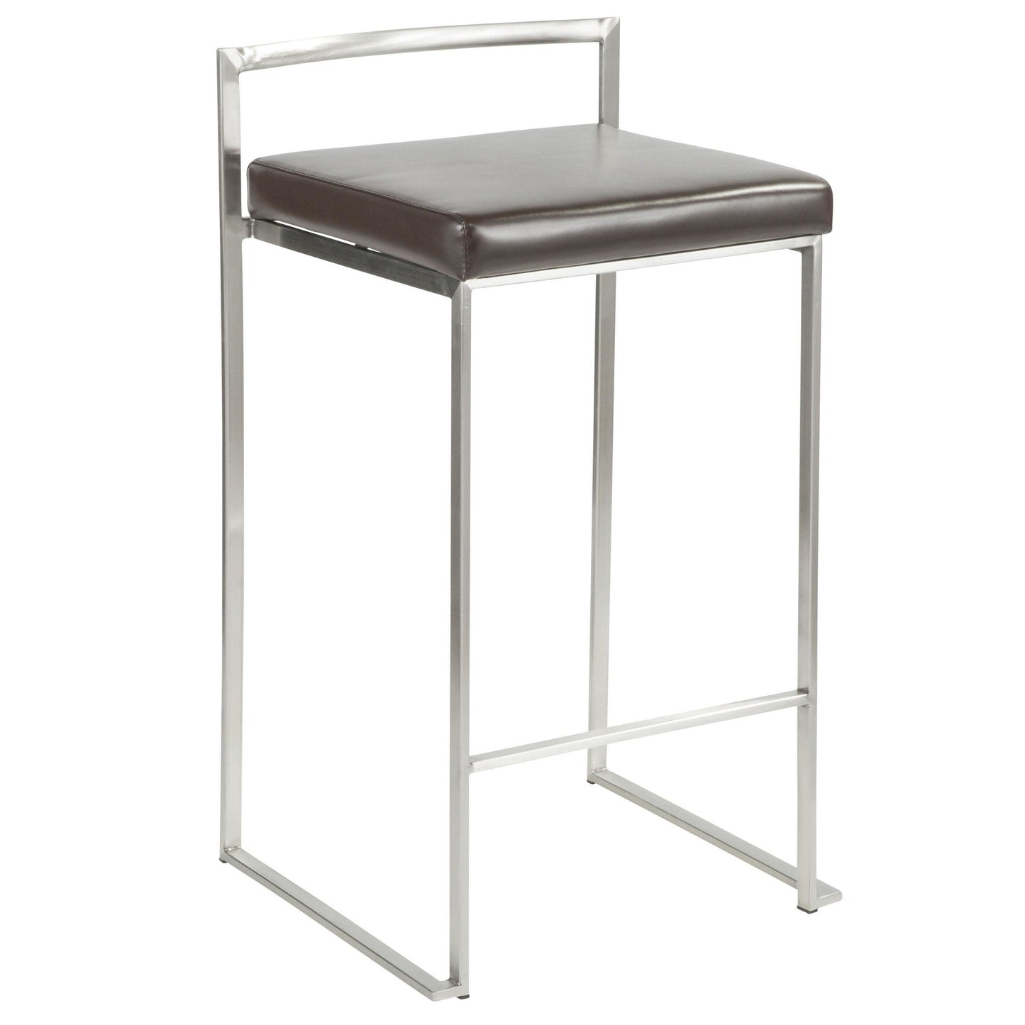 Majestic Office Furniture Stacker 26" Fixed-Height Counter Stool - Set Of 3