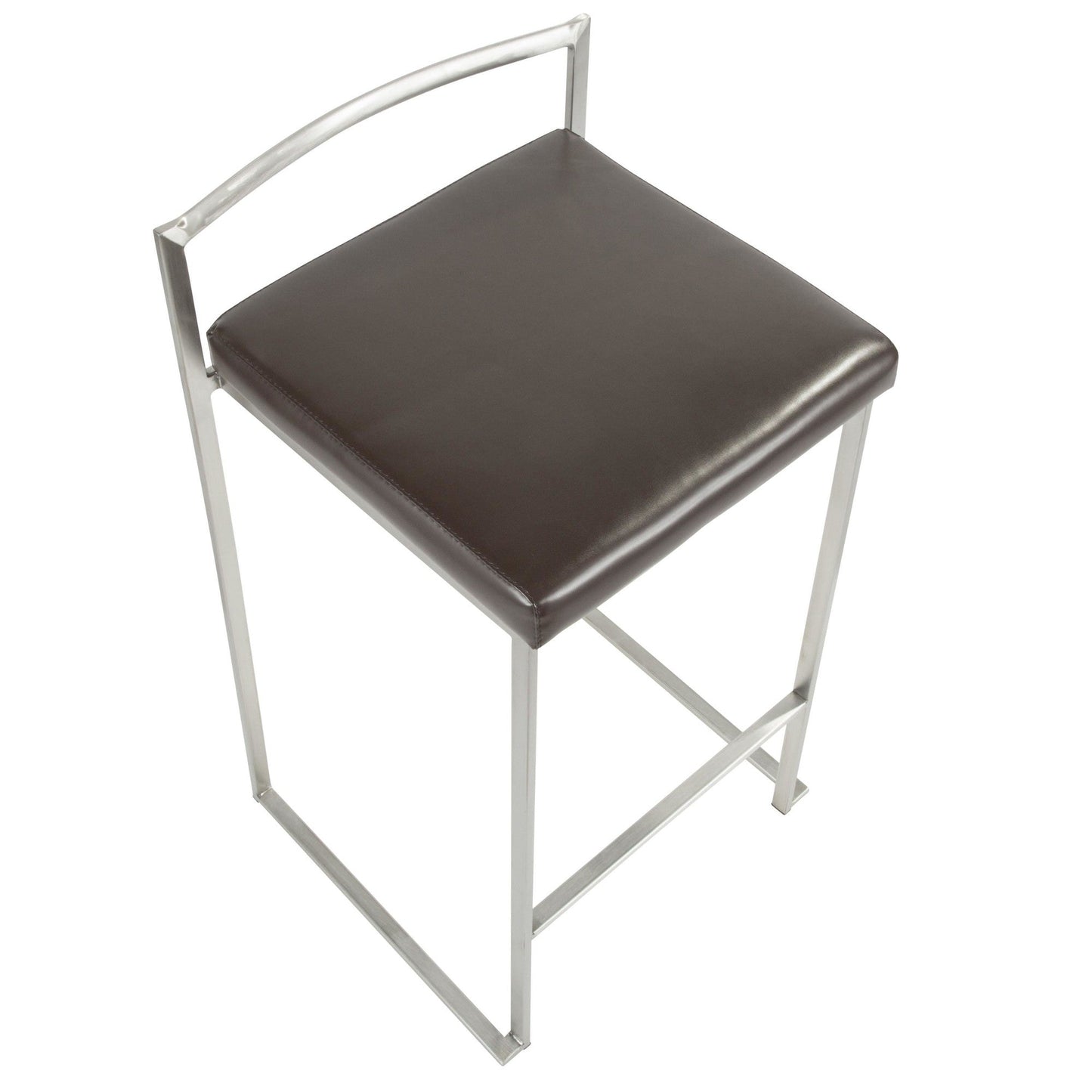 Majestic Office Furniture Stacker 26" Fixed-Height Counter Stool - Set Of 3