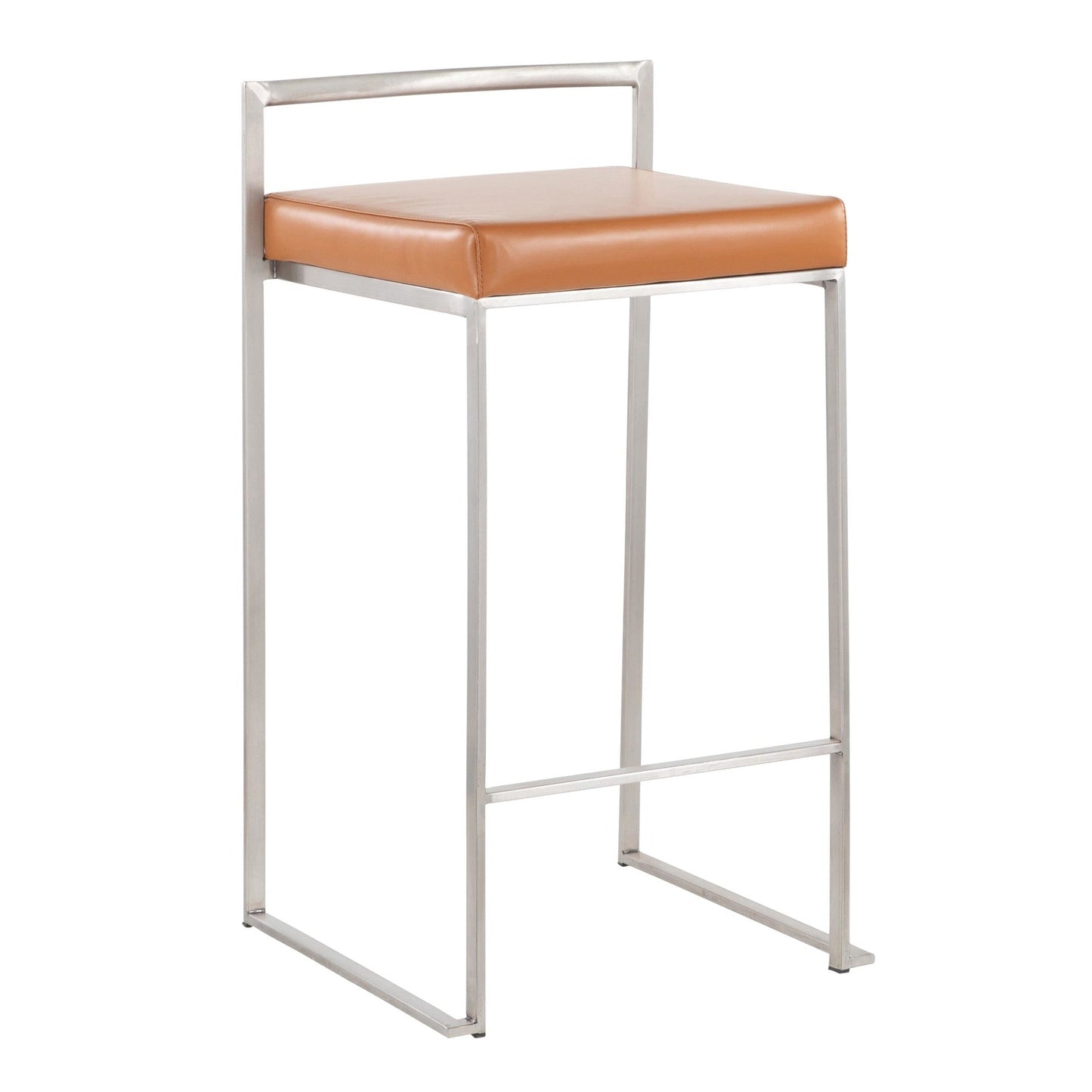 Majestic Office Furniture Stacker 26" Fixed-Height Counter Stool - Set Of 3
