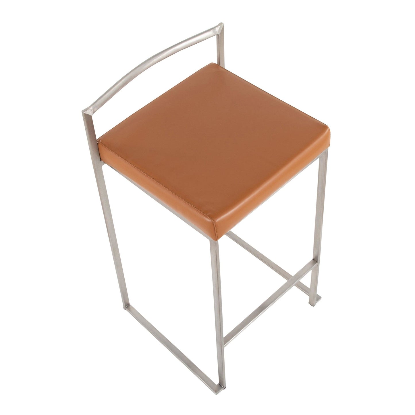 Majestic Office Furniture Stacker 26" Fixed-Height Counter Stool - Set Of 3