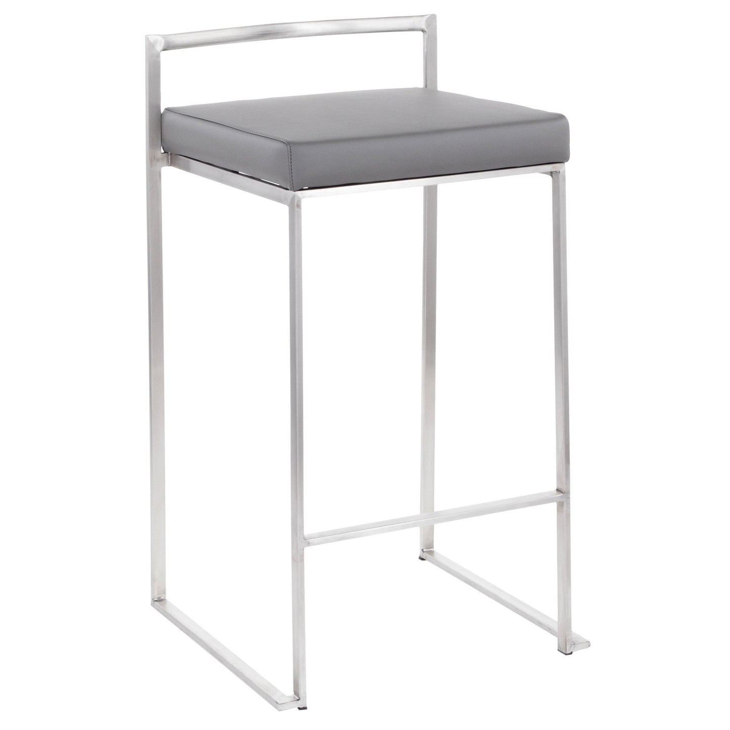 Majestic Office Furniture Stacker 26" Fixed-Height Counter Stool - Set Of 3