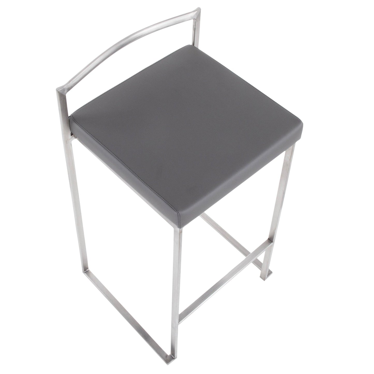 Majestic Office Furniture Stacker 26" Fixed-Height Counter Stool - Set Of 3