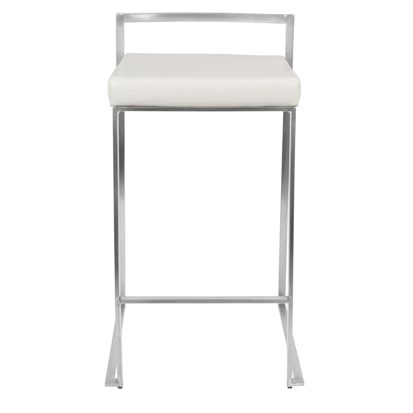 Majestic Office Furniture Stacker 26" Fixed-Height Counter Stool - Set Of 3