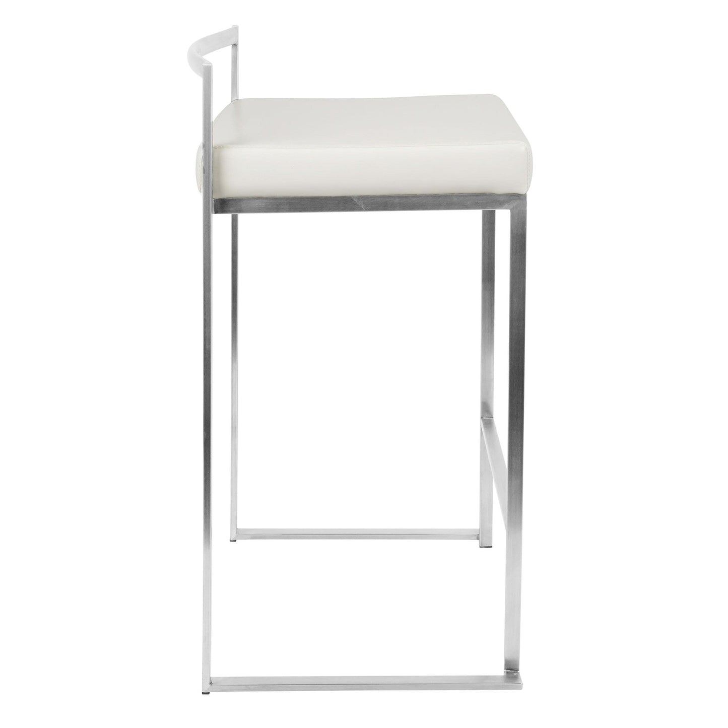 Majestic Office Furniture Stacker 26" Fixed-Height Counter Stool - Set Of 3