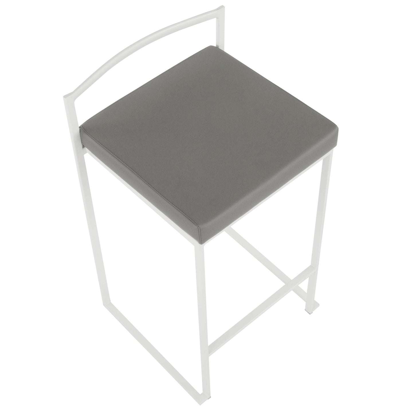 Majestic Office Furniture Stacker 26" Fixed-Height Counter Stool - Set Of 3