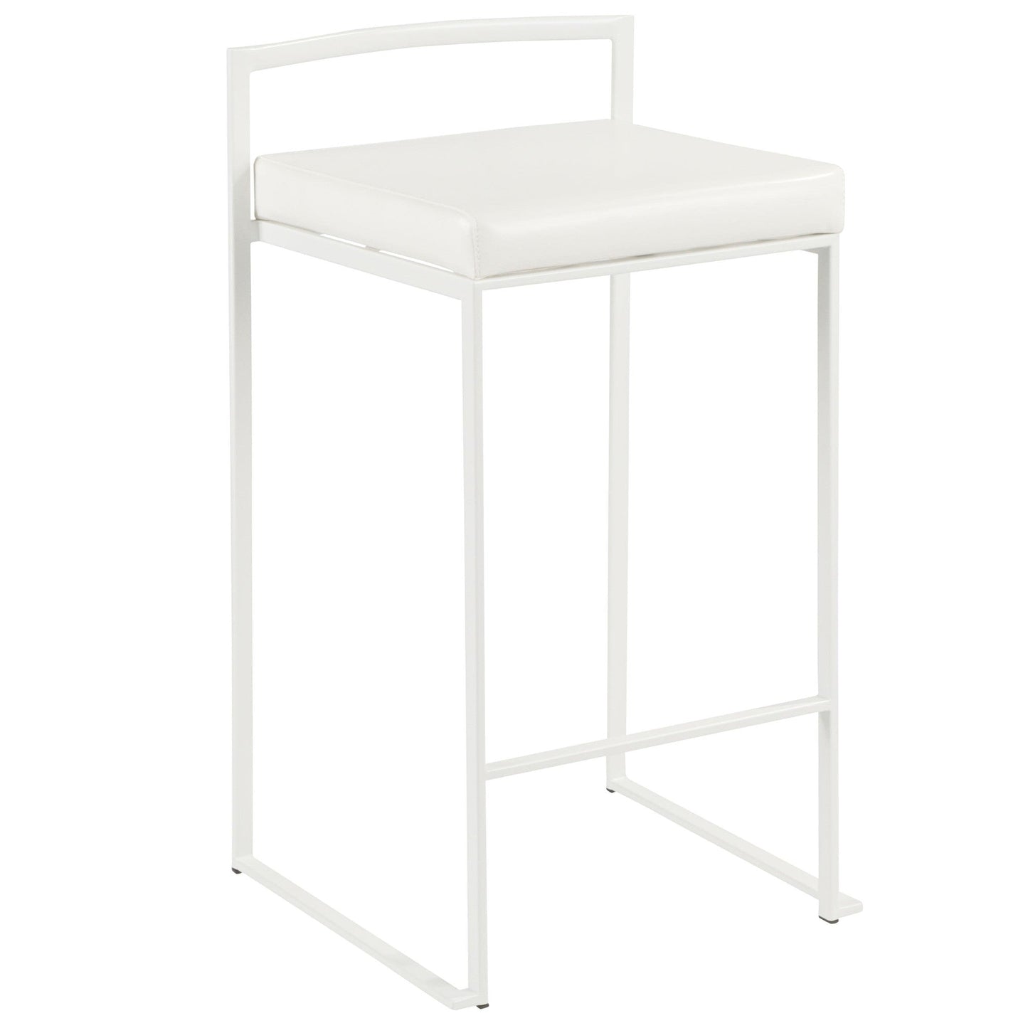 Majestic Office Furniture Stacker 26" Fixed-Height Counter Stool - Set Of 3