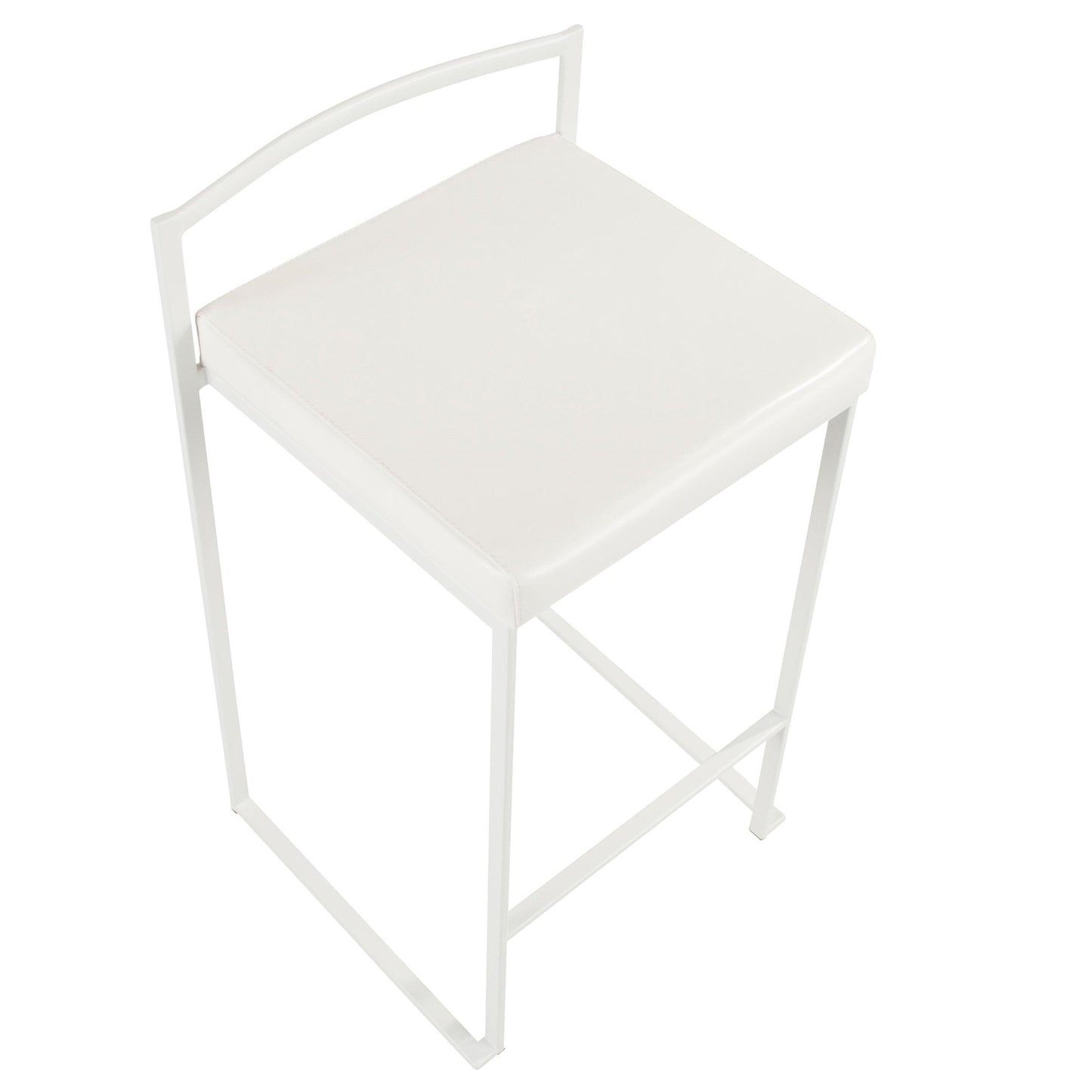 Majestic Office Furniture Stacker 26" Fixed-Height Counter Stool - Set Of 3
