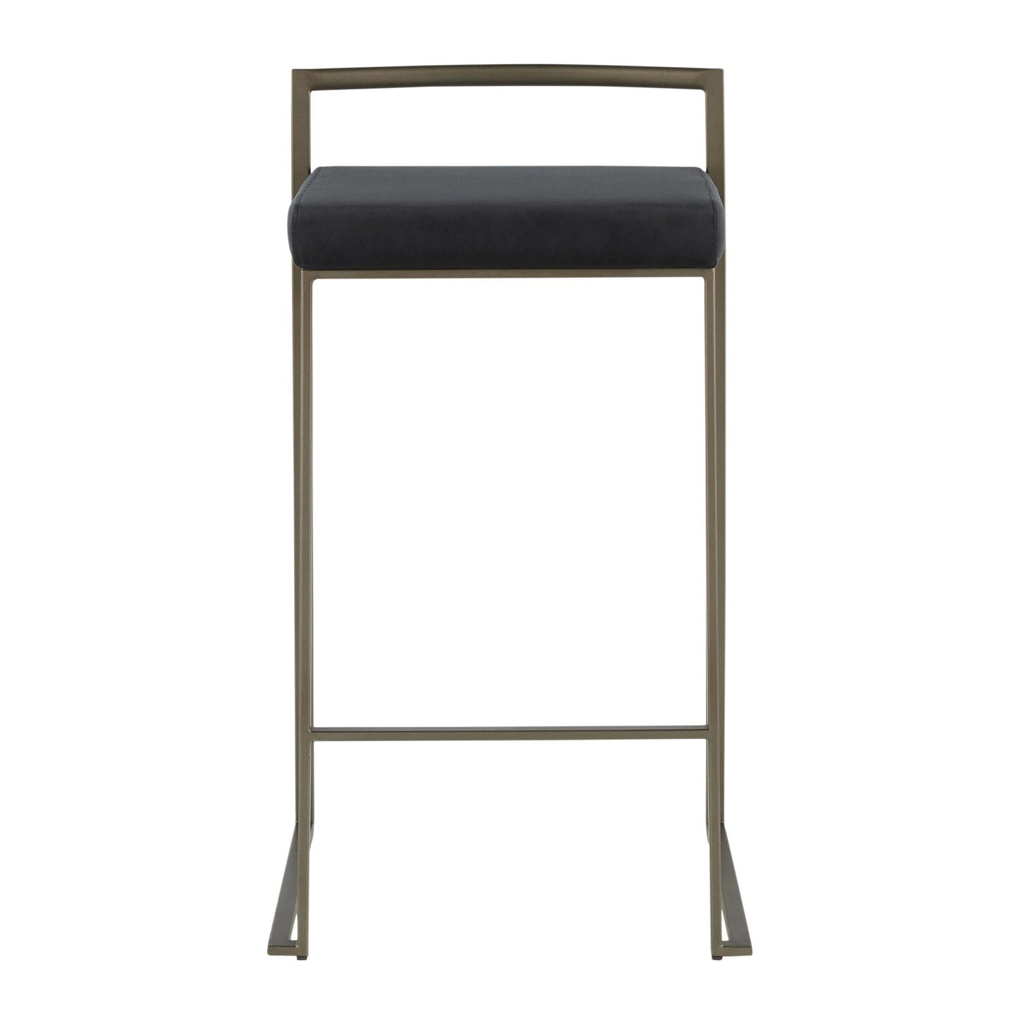 Majestic Office Furniture Stacker 26" Fixed-Height Counter Stool - Set Of 3