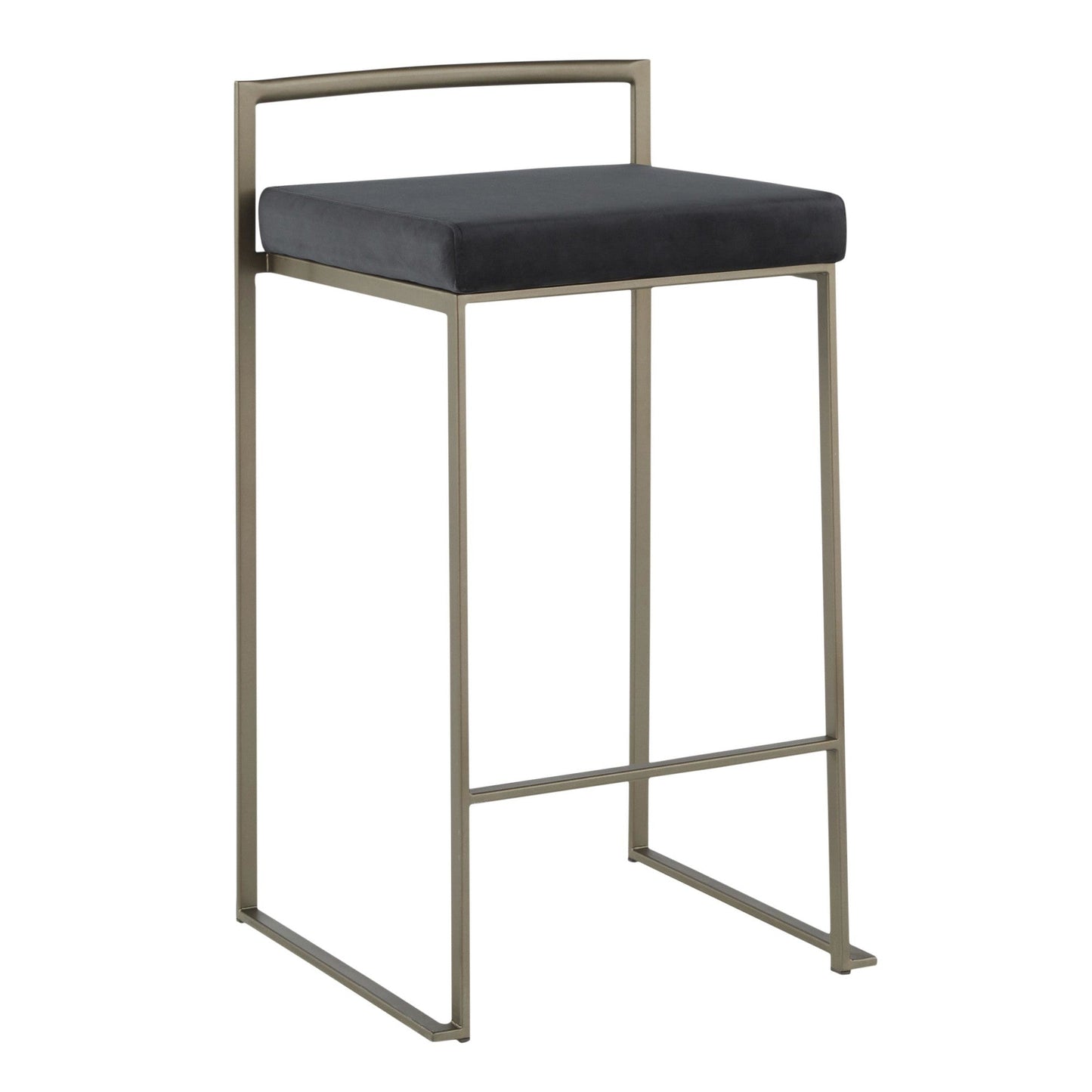 Majestic Office Furniture Stacker 26" Fixed-Height Counter Stool - Set Of 3