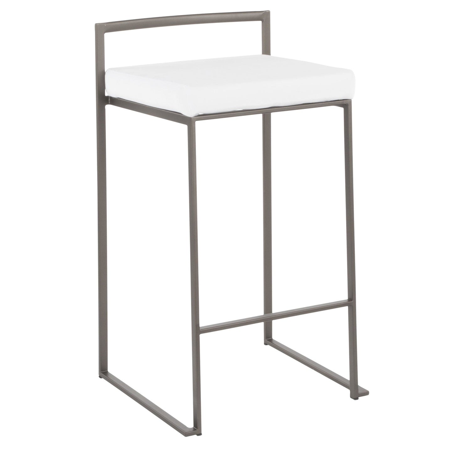 Majestic Office Furniture Stacker 26" Fixed-Height Counter Stool - Set Of 3