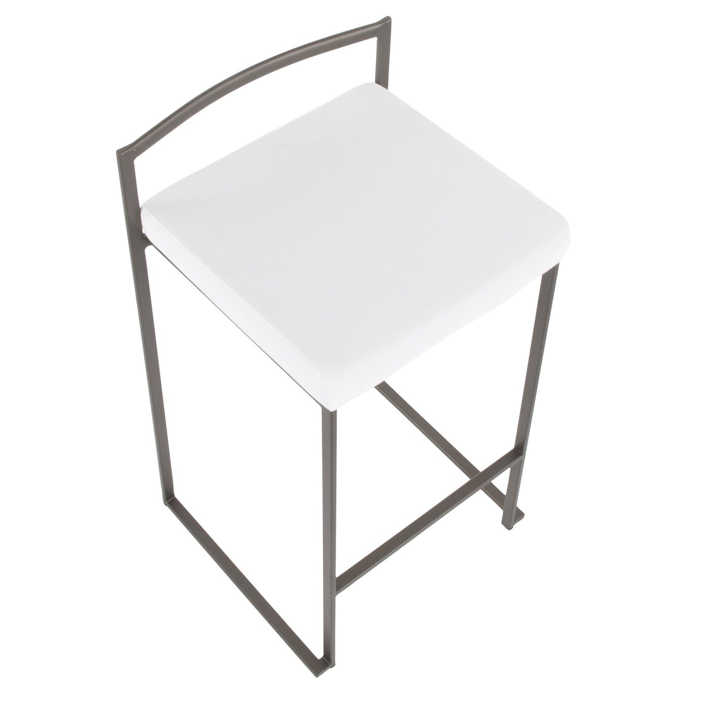 Majestic Office Furniture Stacker 26" Fixed-Height Counter Stool - Set Of 3