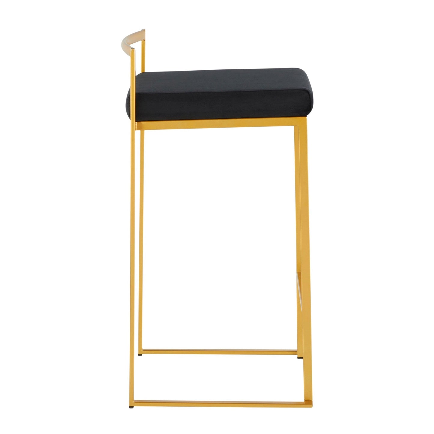 Majestic Office Furniture Stacker 26" Fixed-Height Counter Stool - Set Of 3