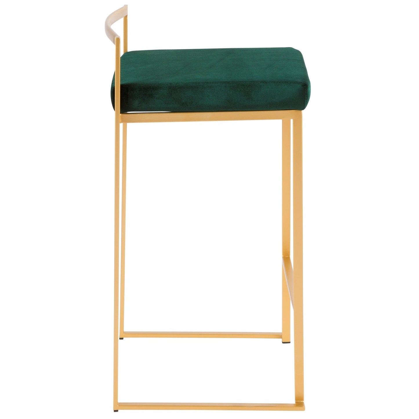 Majestic Office Furniture Stacker 26" Fixed-Height Counter Stool - Set Of 3