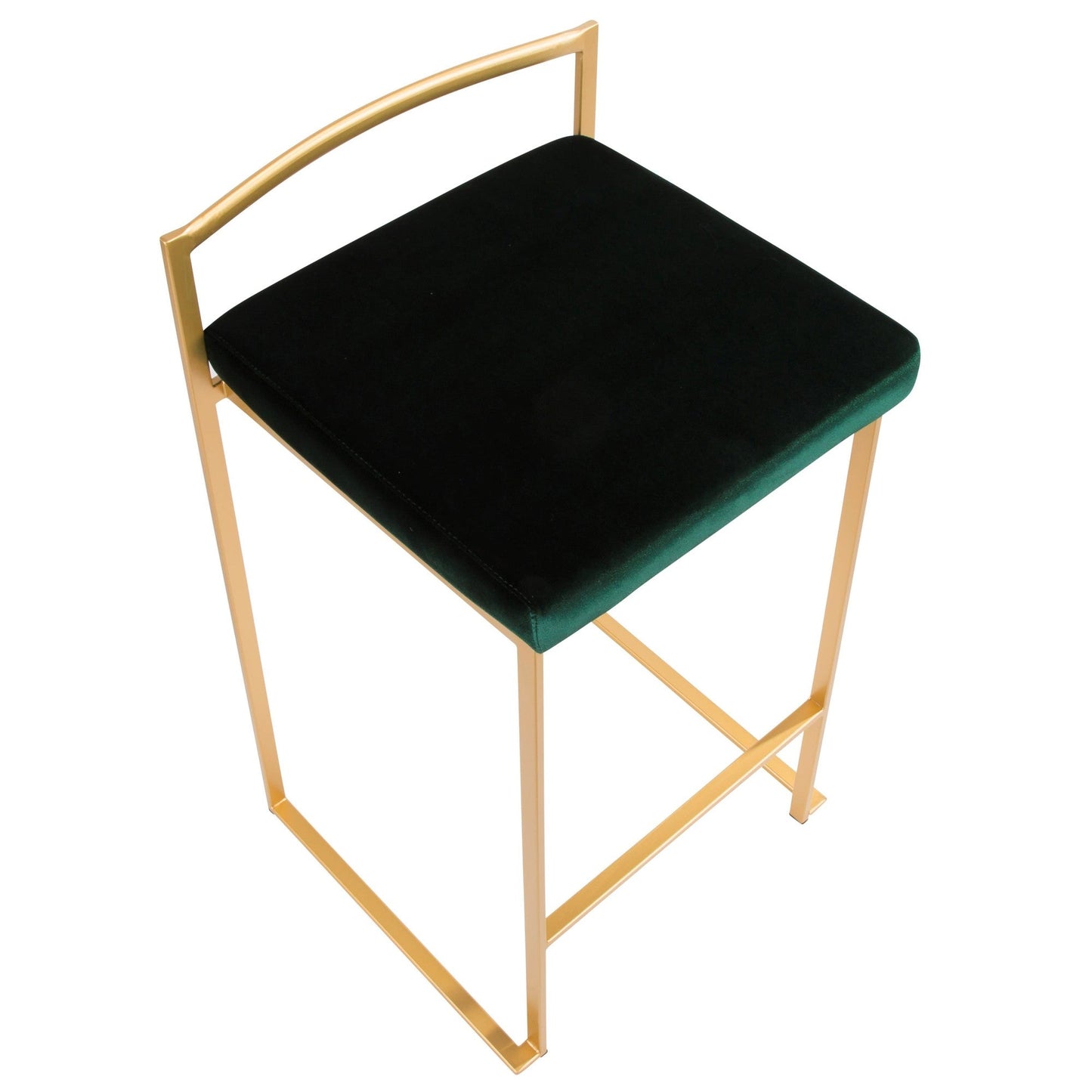 Majestic Office Furniture Stacker 26" Fixed-Height Counter Stool - Set Of 3