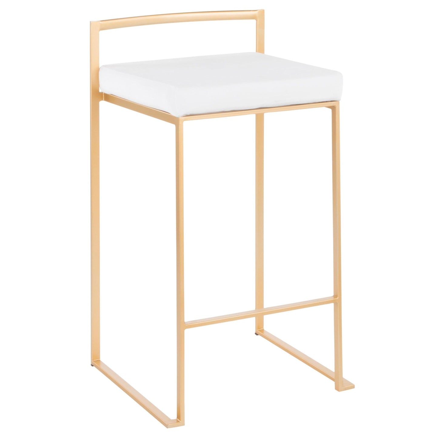 Majestic Office Furniture Stacker 26" Fixed-Height Counter Stool - Set Of 3