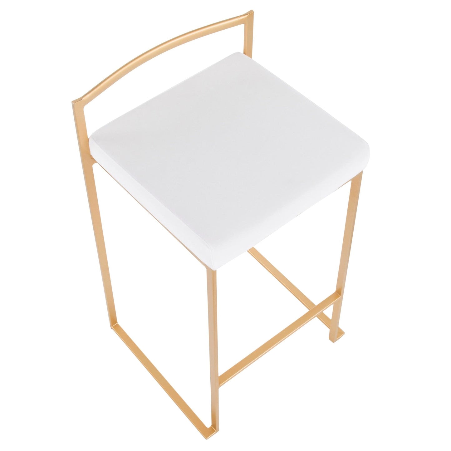 Majestic Office Furniture Stacker 26" Fixed-Height Counter Stool - Set Of 3