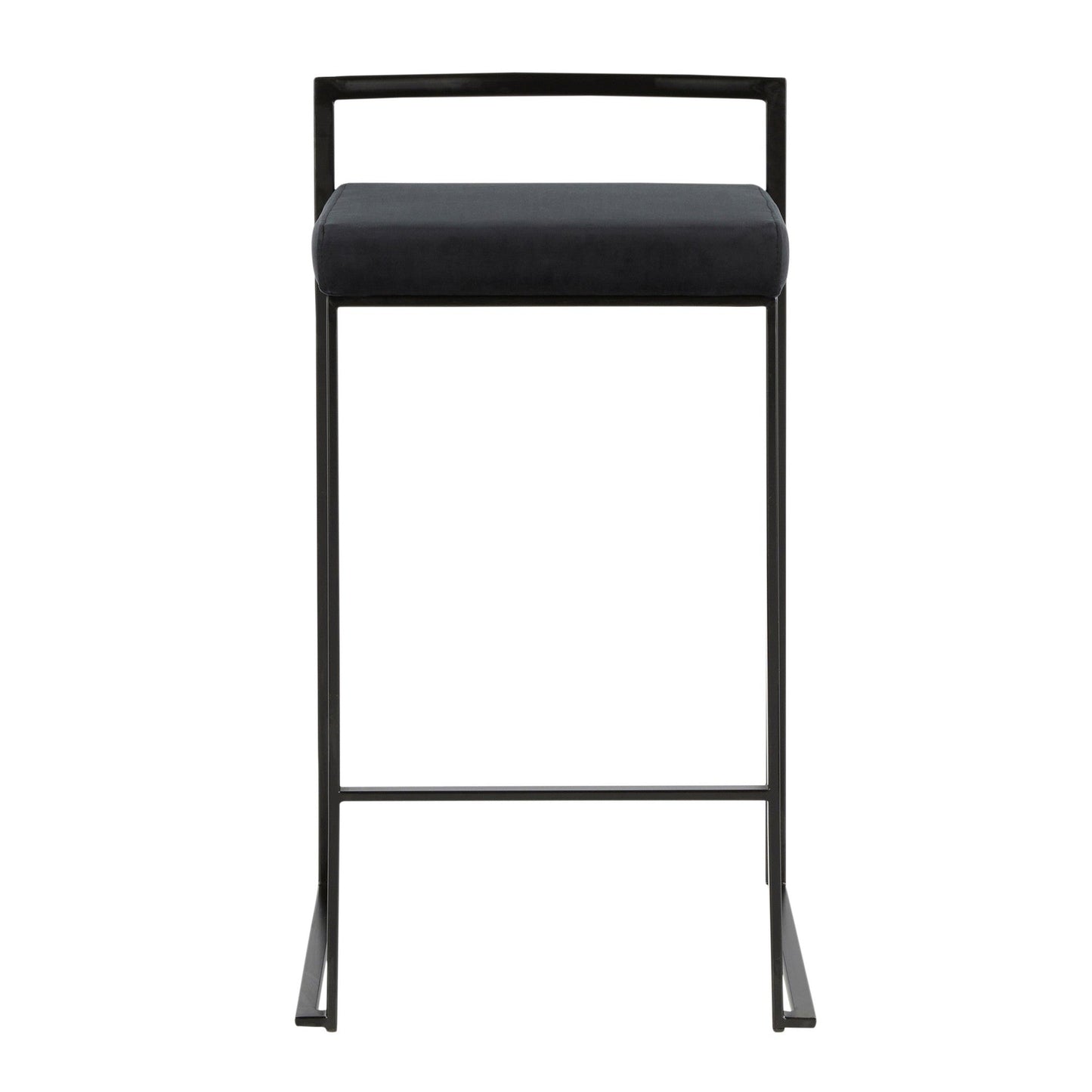 Majestic Office Furniture Stacker 26" Fixed-Height Counter Stool - Set Of 3