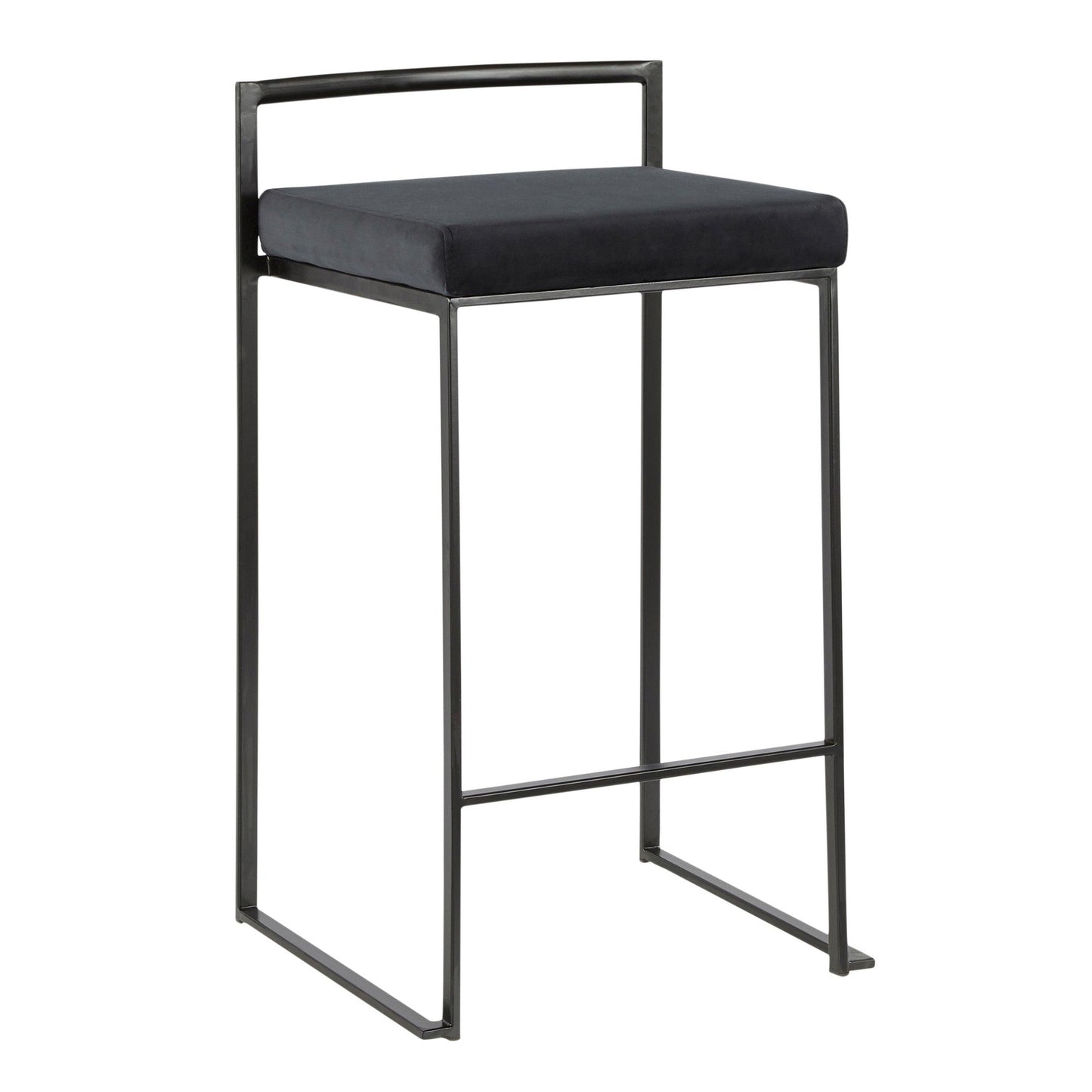 Majestic Office Furniture Stacker 26" Fixed-Height Counter Stool - Set Of 3
