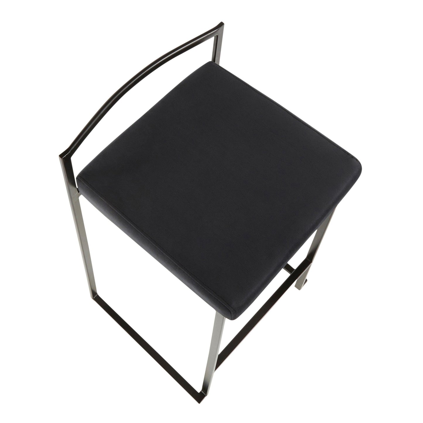 Majestic Office Furniture Stacker 26" Fixed-Height Counter Stool - Set Of 3