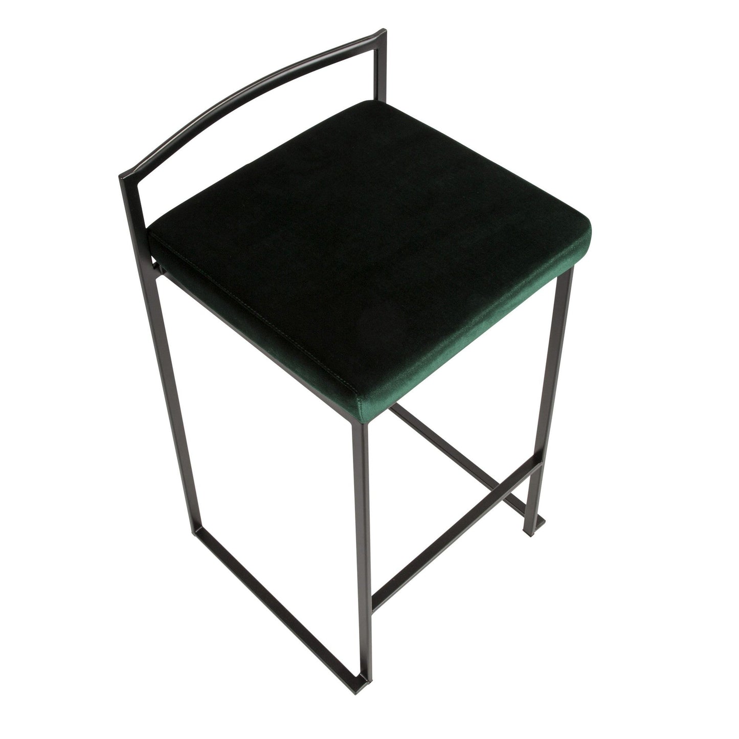 Majestic Office Furniture Stacker 26" Fixed-Height Counter Stool - Set Of 3