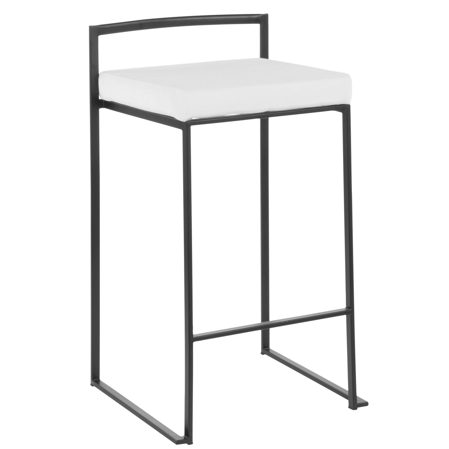 Majestic Office Furniture Stacker 26" Fixed-Height Counter Stool - Set Of 3
