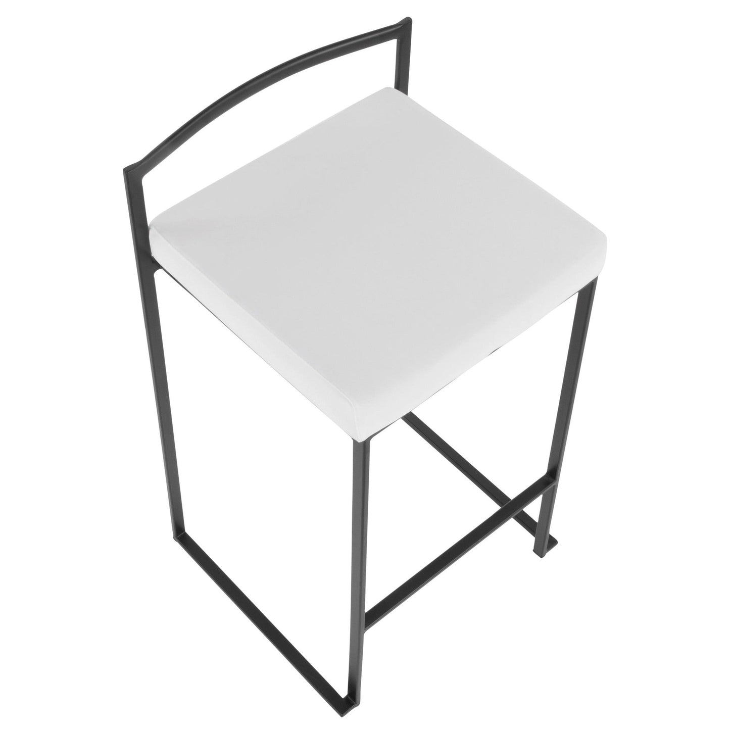 Majestic Office Furniture Stacker 26" Fixed-Height Counter Stool - Set Of 3