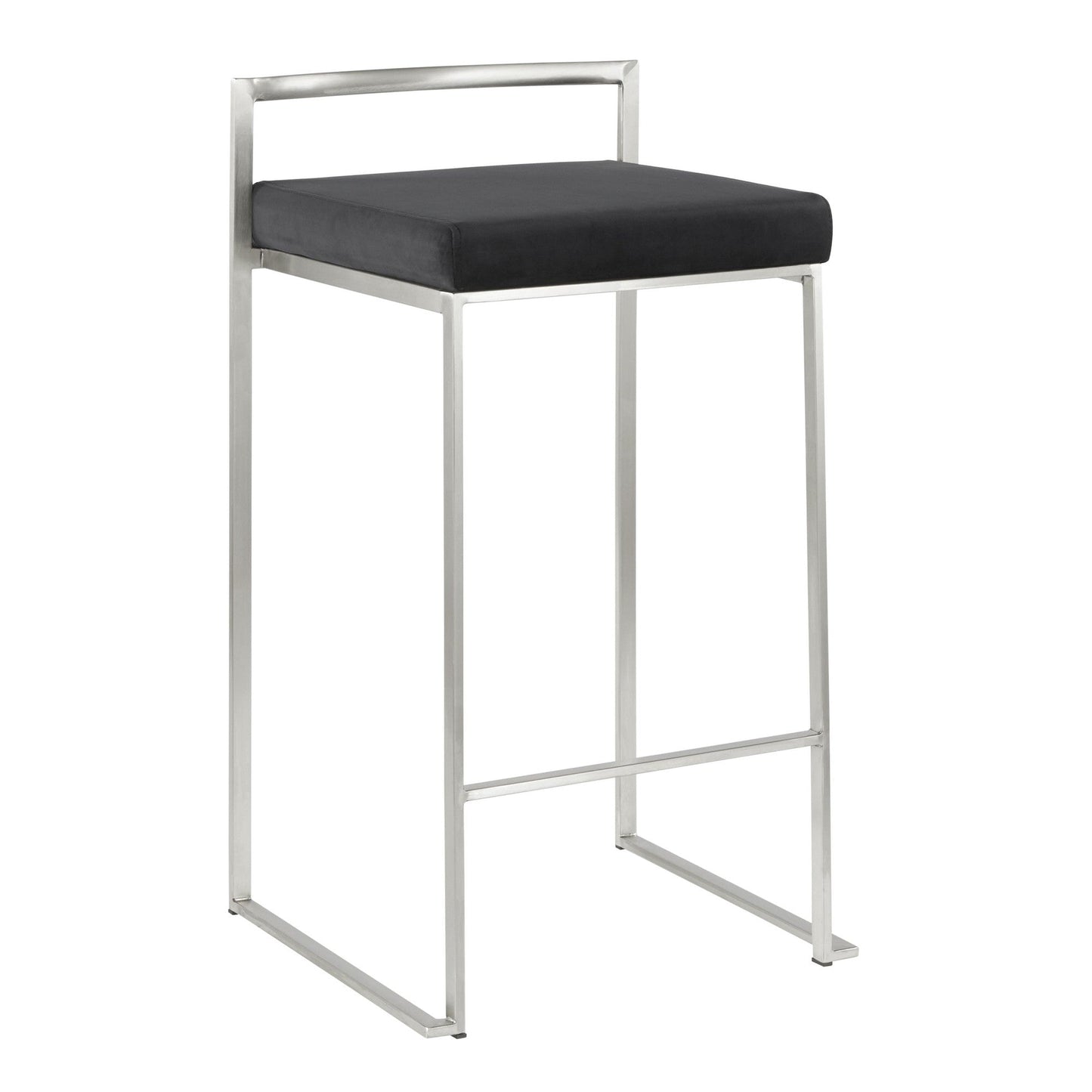 Majestic Office Furniture Stacker 26" Fixed-Height Counter Stool - Set Of 3
