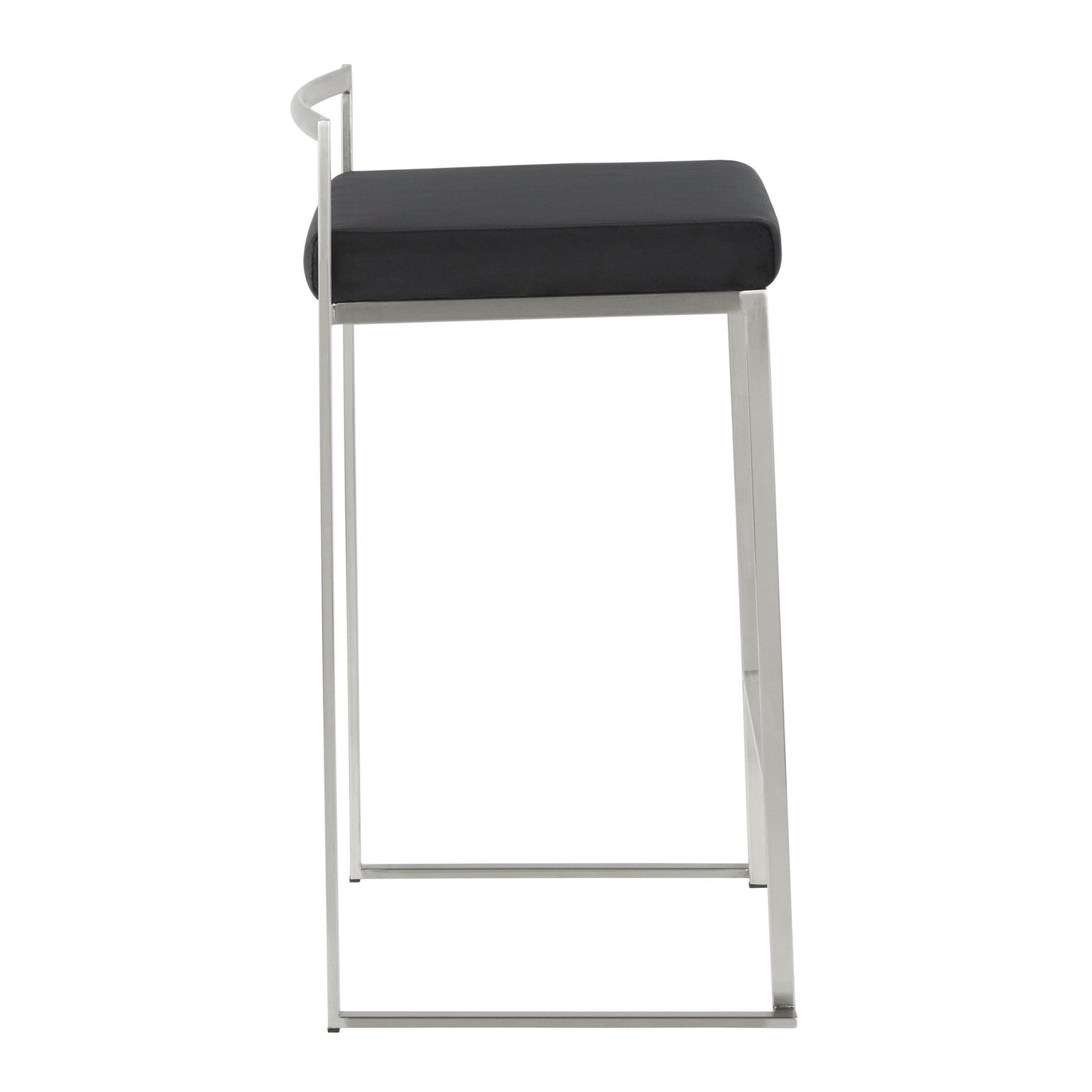 Majestic Office Furniture Stacker 26" Fixed-Height Counter Stool - Set Of 3
