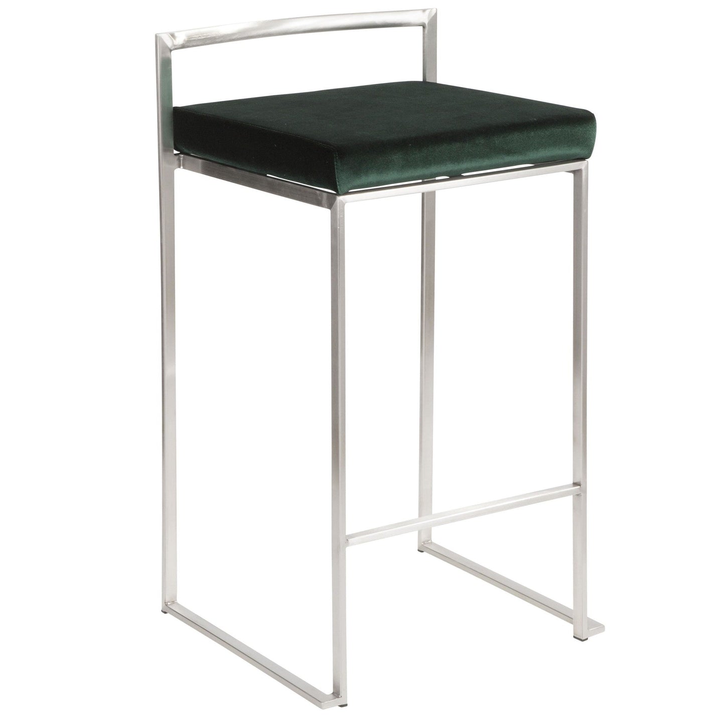 Majestic Office Furniture Stacker 26" Fixed-Height Counter Stool - Set Of 3