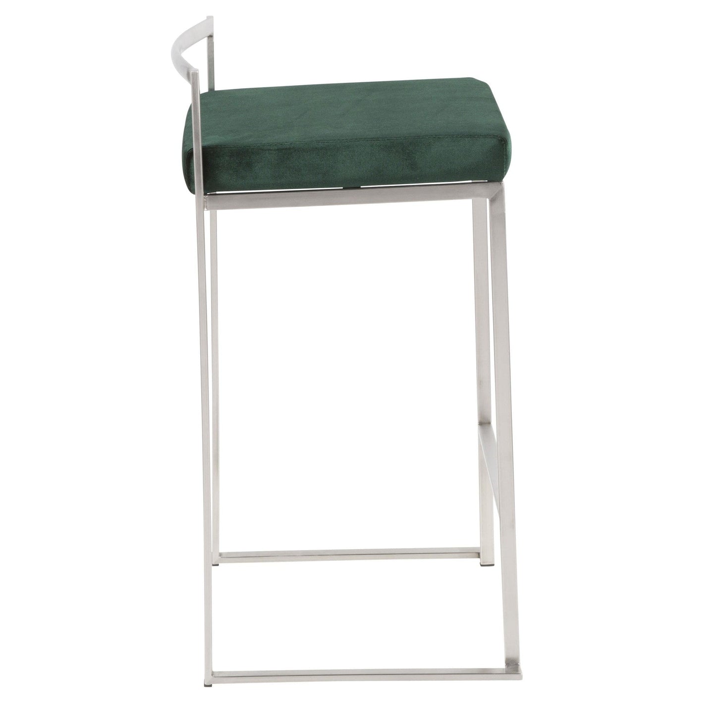 Majestic Office Furniture Stacker 26" Fixed-Height Counter Stool - Set Of 3