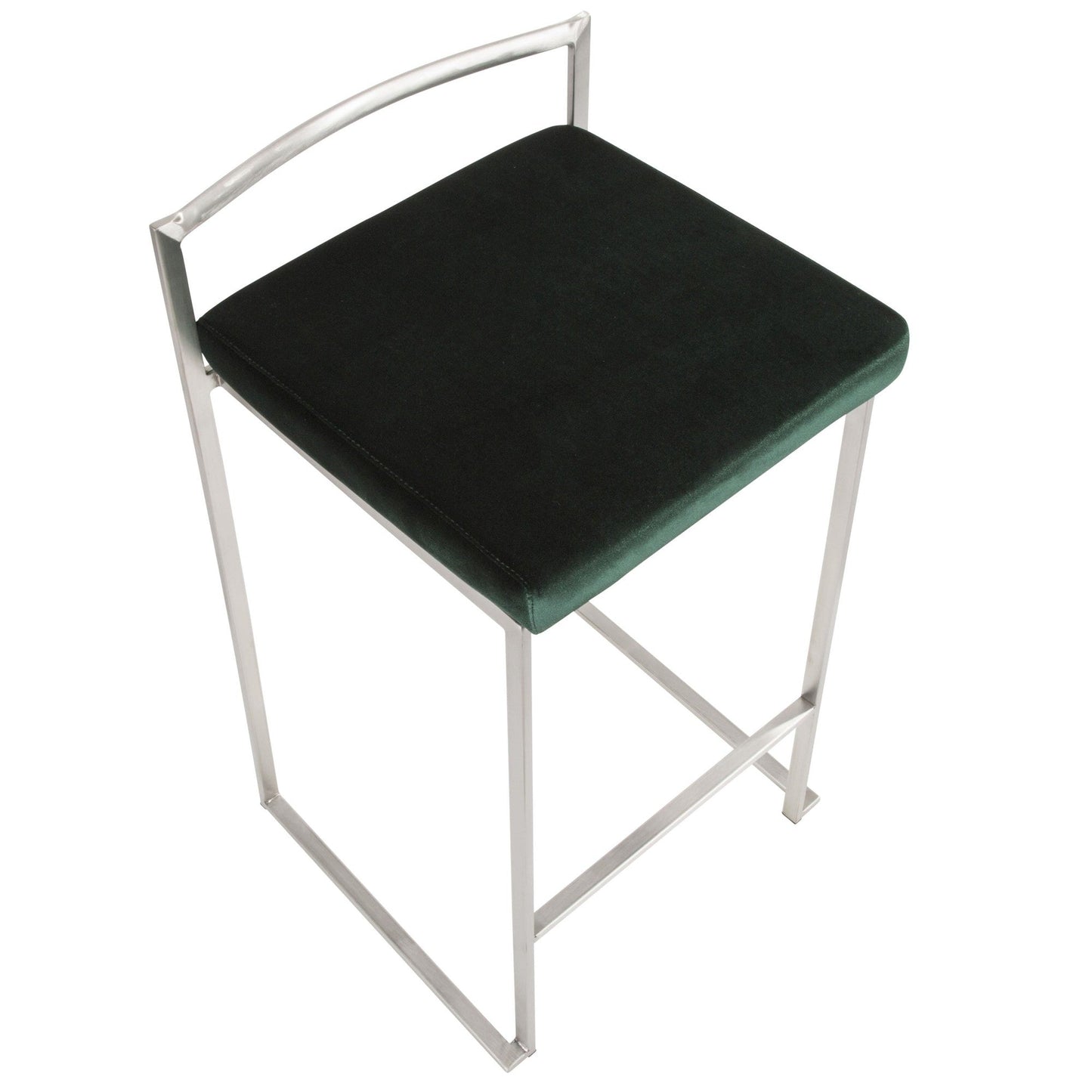 Majestic Office Furniture Stacker 26" Fixed-Height Counter Stool - Set Of 3