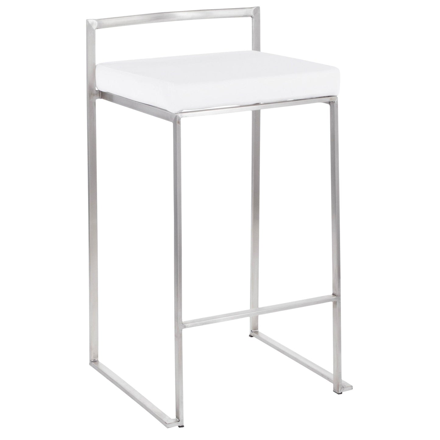 Majestic Office Furniture Stacker 26" Fixed-Height Counter Stool - Set Of 3