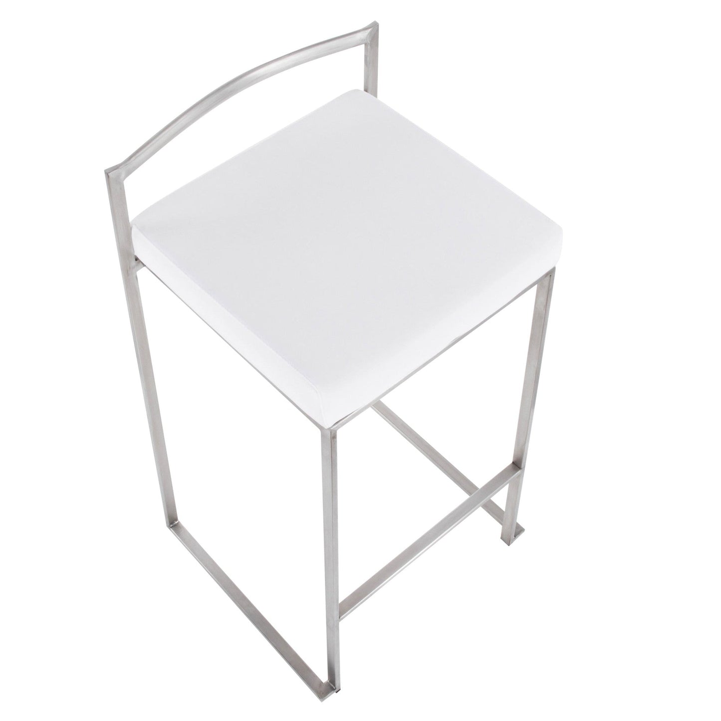 Majestic Office Furniture Stacker 26" Fixed-Height Counter Stool - Set Of 3