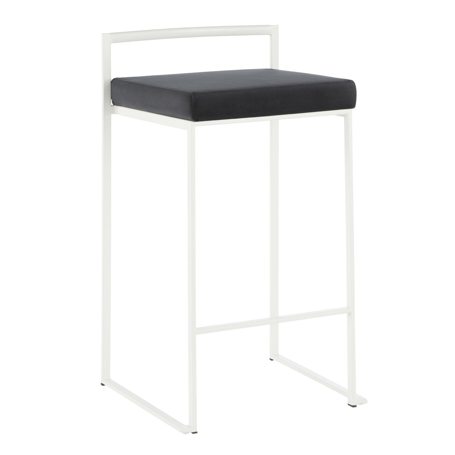 Majestic Office Furniture Stacker 26" Fixed-Height Counter Stool - Set Of 3