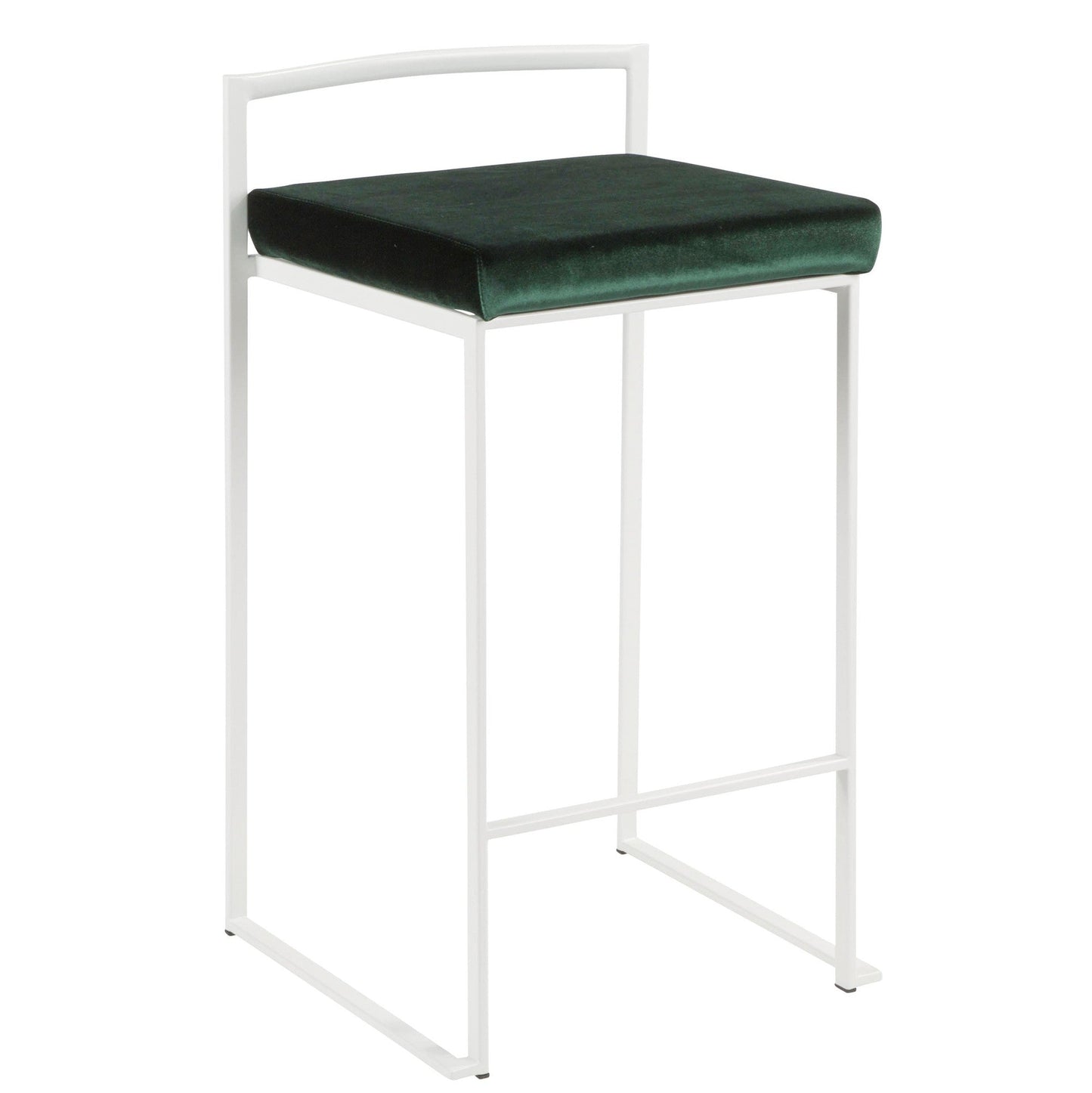 Majestic Office Furniture Stacker 26" Fixed-Height Counter Stool - Set Of 3