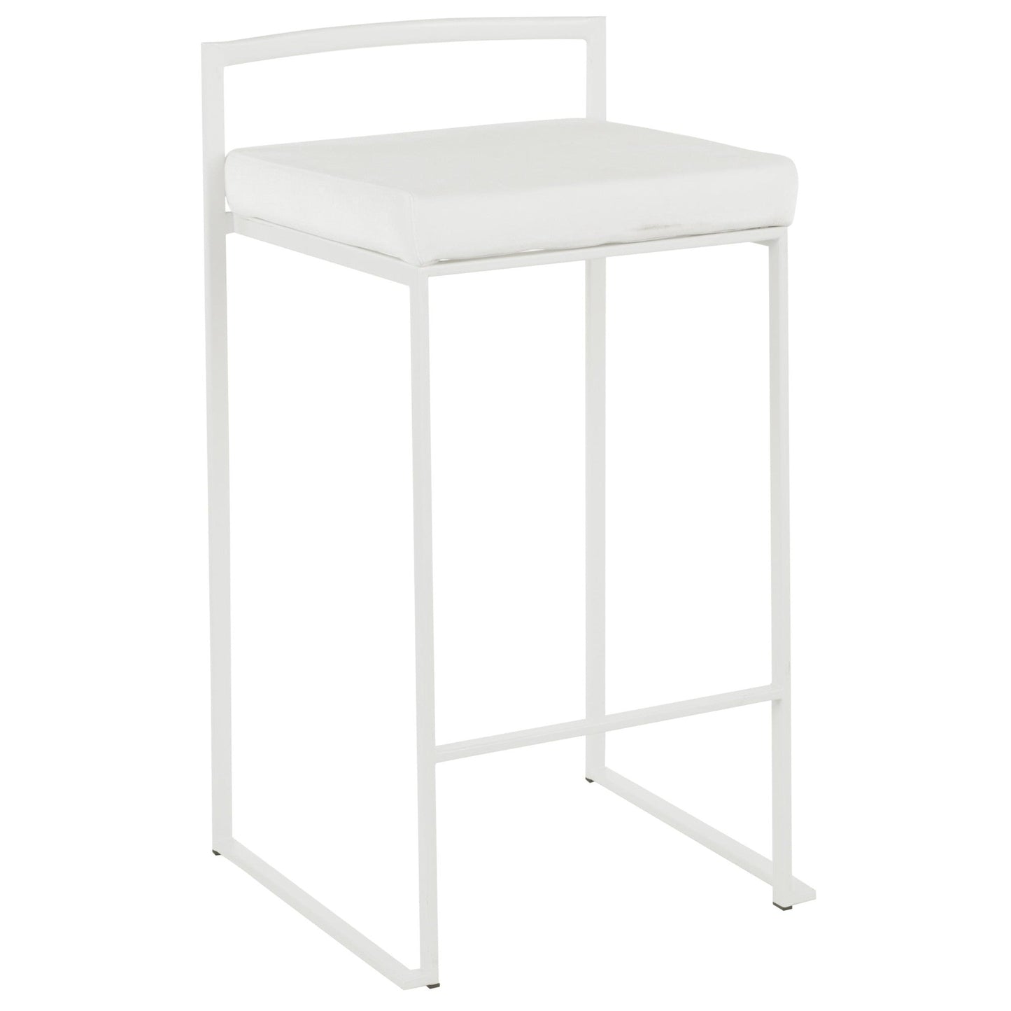 Majestic Office Furniture Stacker 26" Fixed-Height Counter Stool - Set Of 3