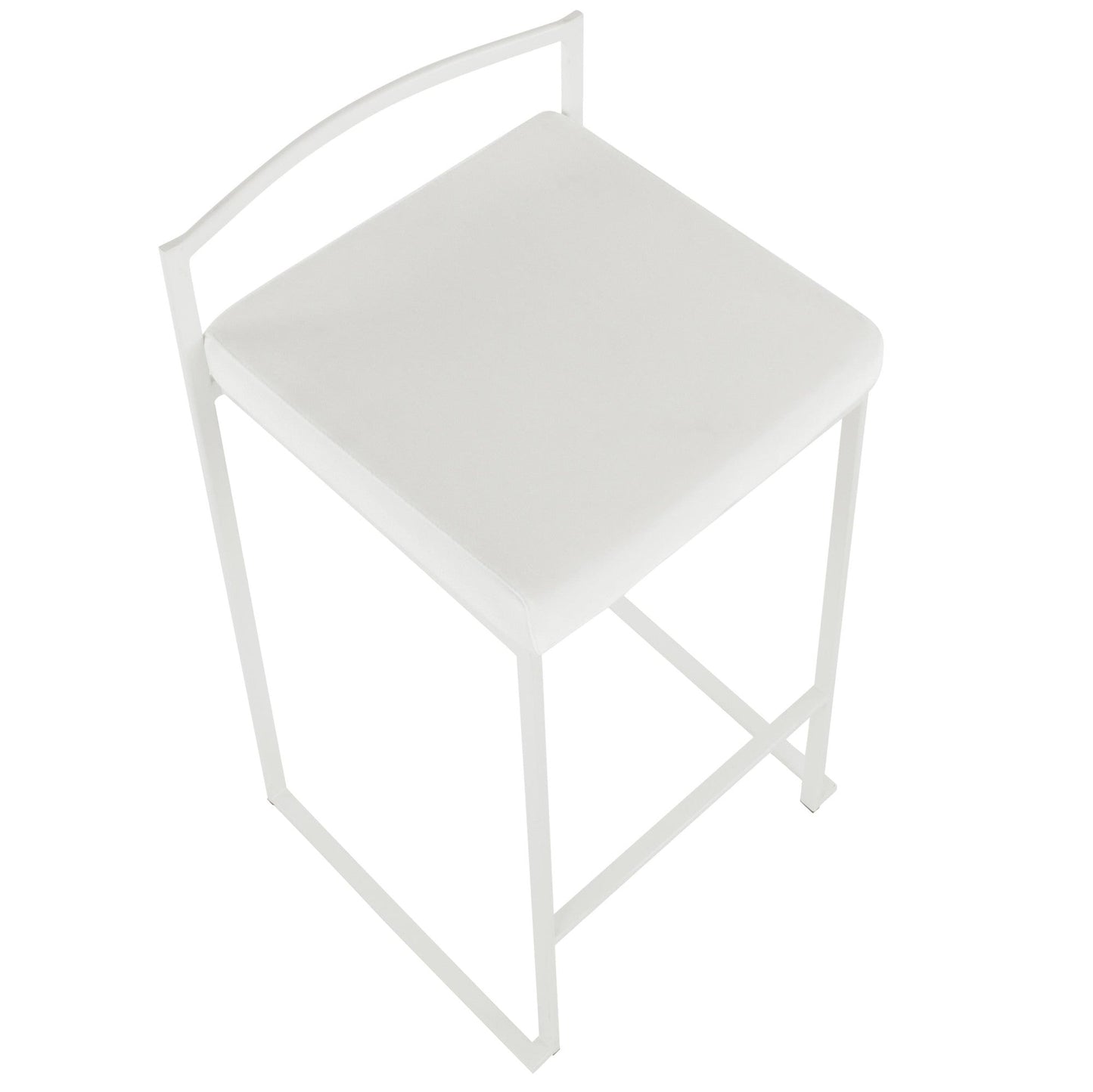 Majestic Office Furniture Stacker 26" Fixed-Height Counter Stool - Set Of 3