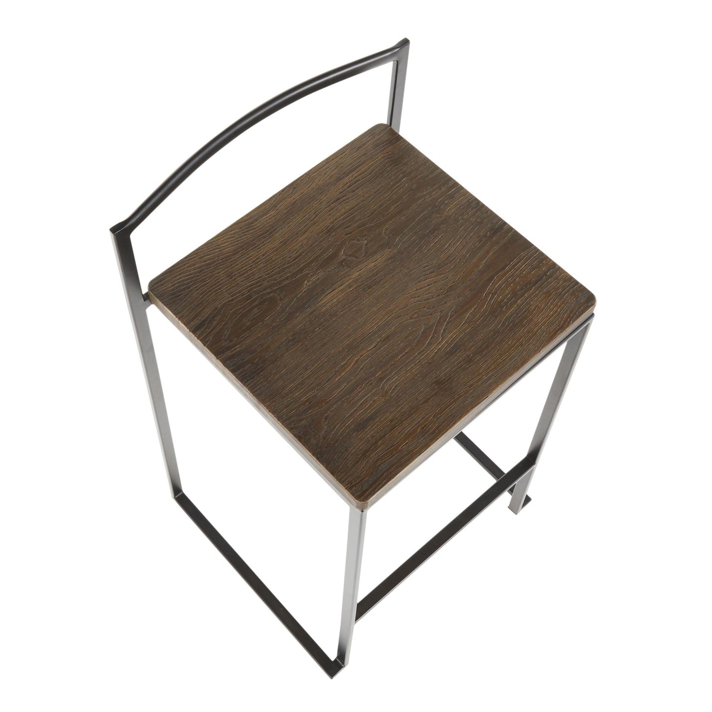 Majestic Office Furniture Stacker 26" Fixed-Height Counter Stool - Set Of 3