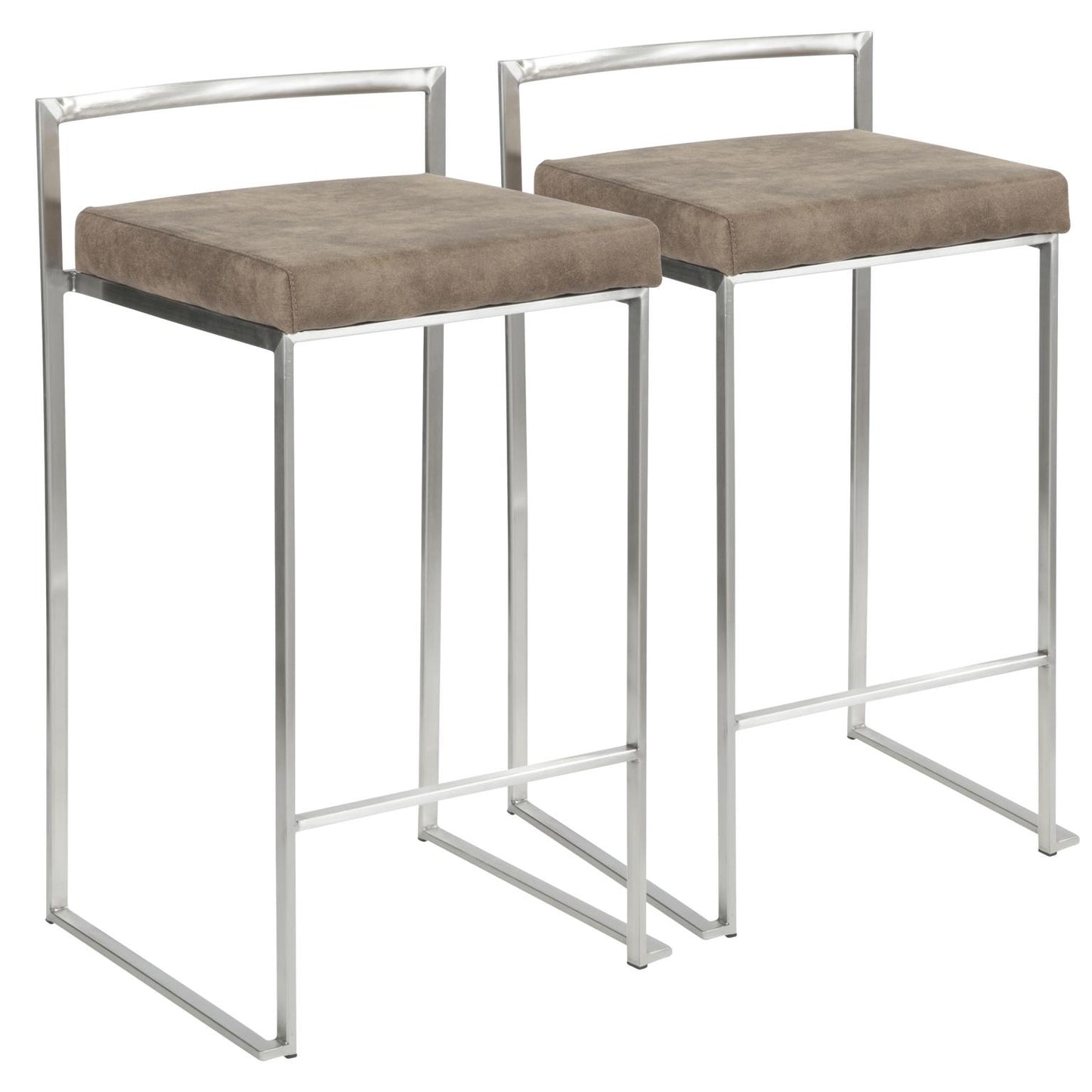 Majestic Office Furniture 26" Fixed-Height Counter Stool - Set of 2