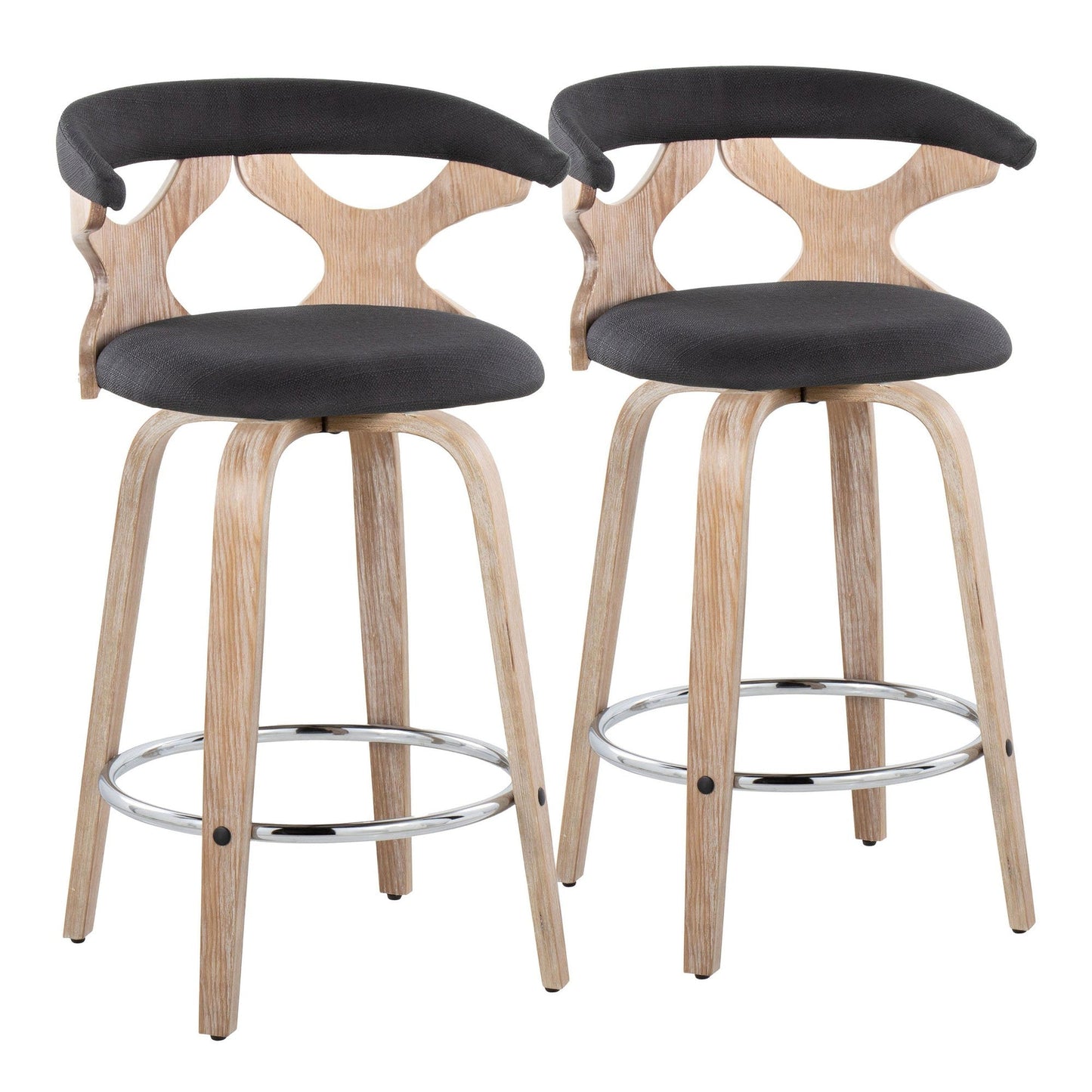 Majestic Office Furniture 26" Fixed-Height Counter Stool - Set of 2