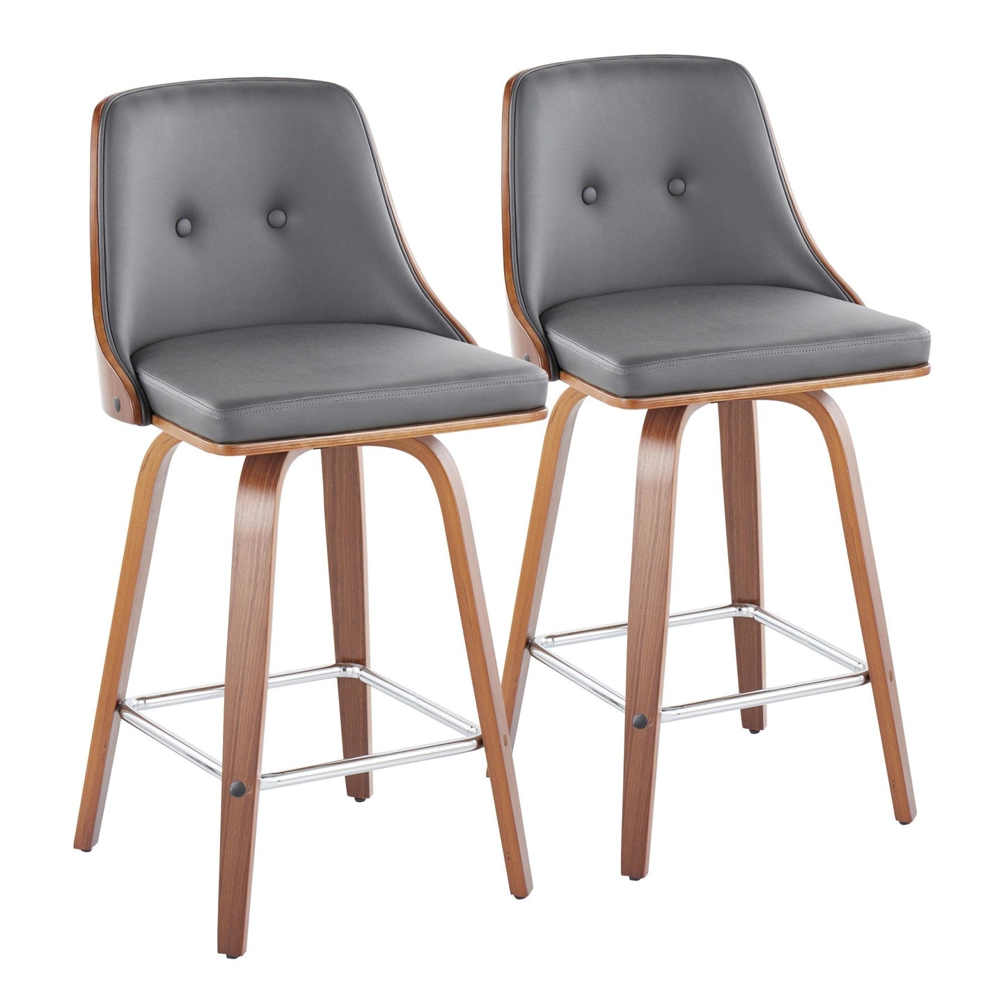 Majestic Office Furniture 26" Fixed-Height Counter Stool - Set of 2