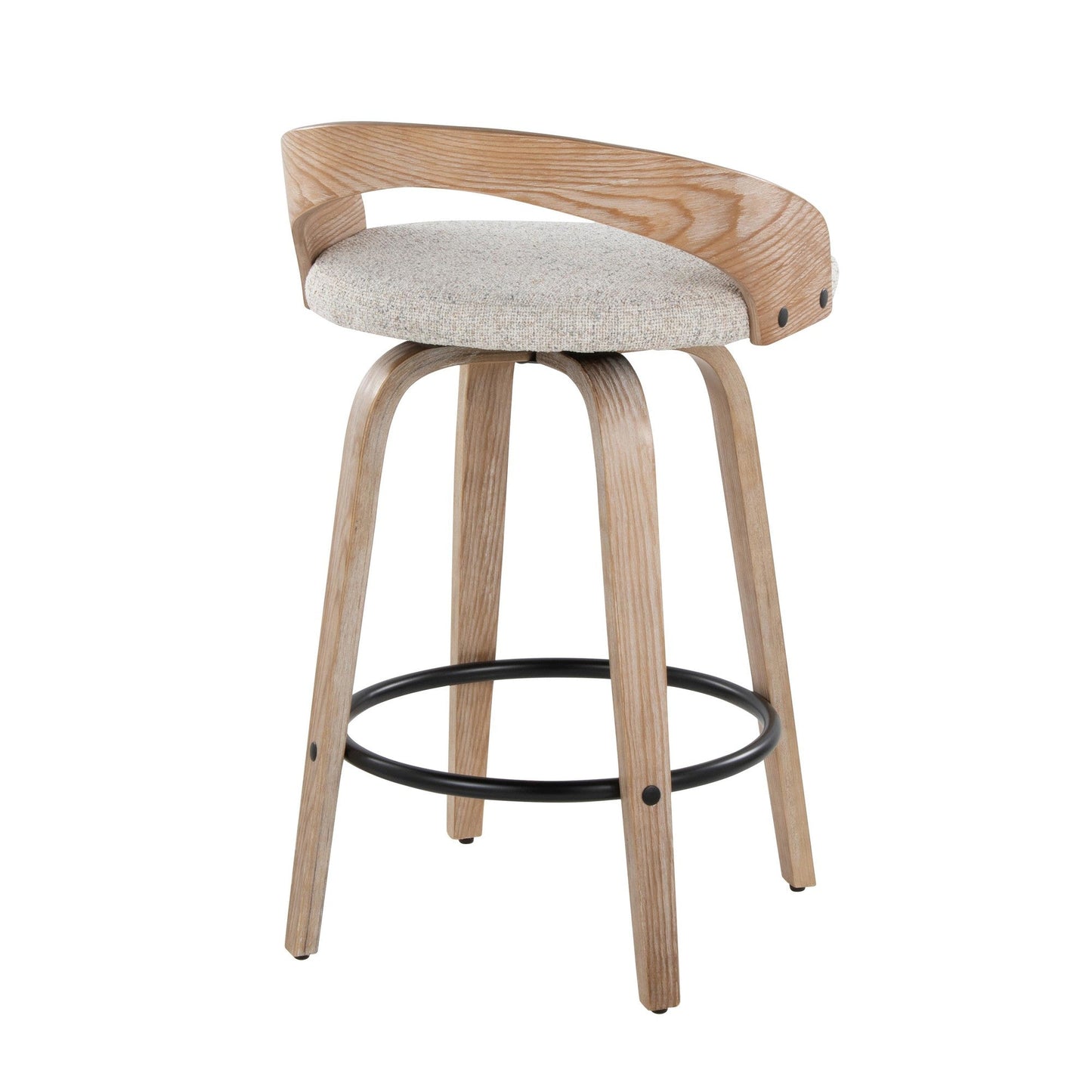 Majestic Office Furniture 26" Fixed-Height Counter Stool - Set of 2