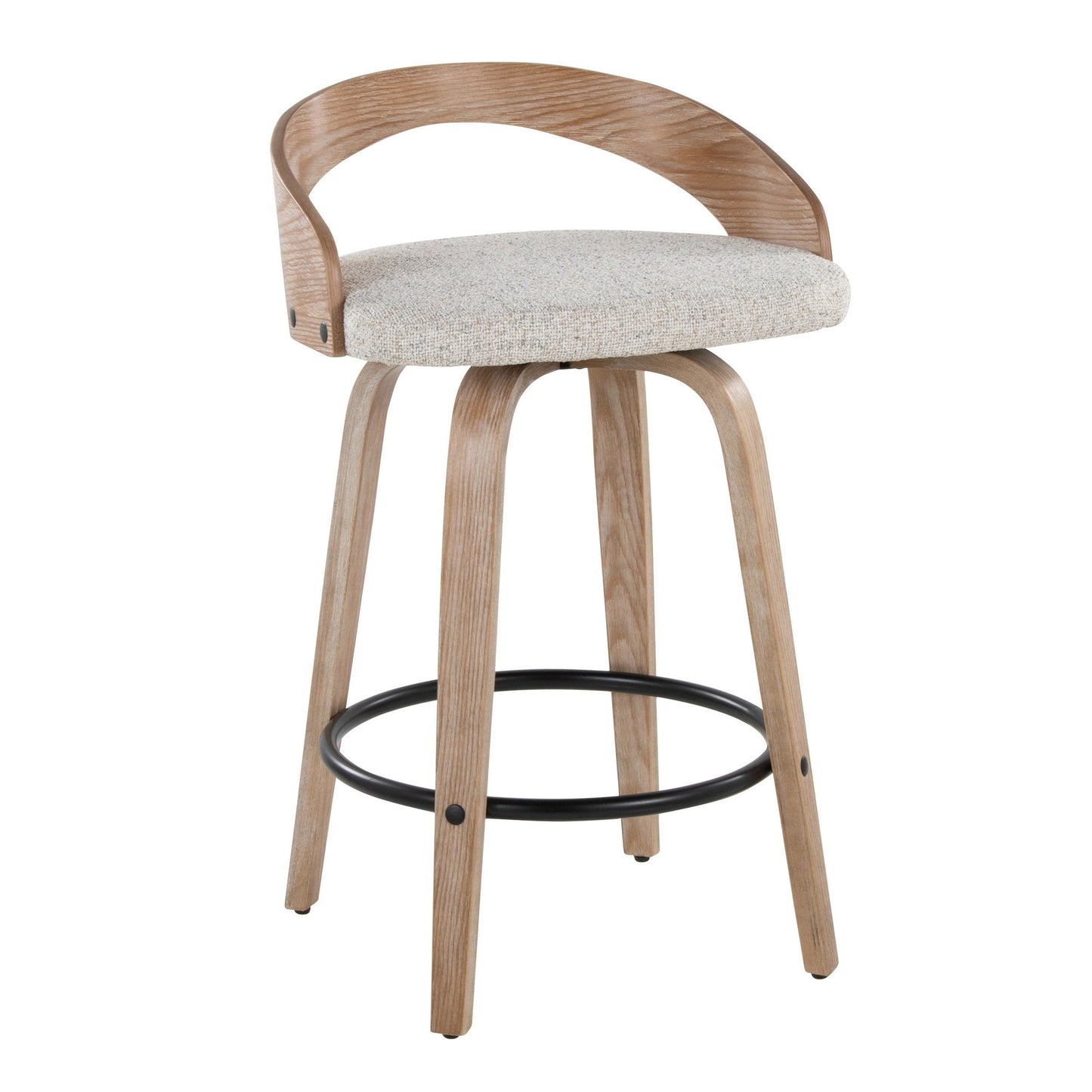Majestic Office Furniture 26" Fixed-Height Counter Stool - Set of 2