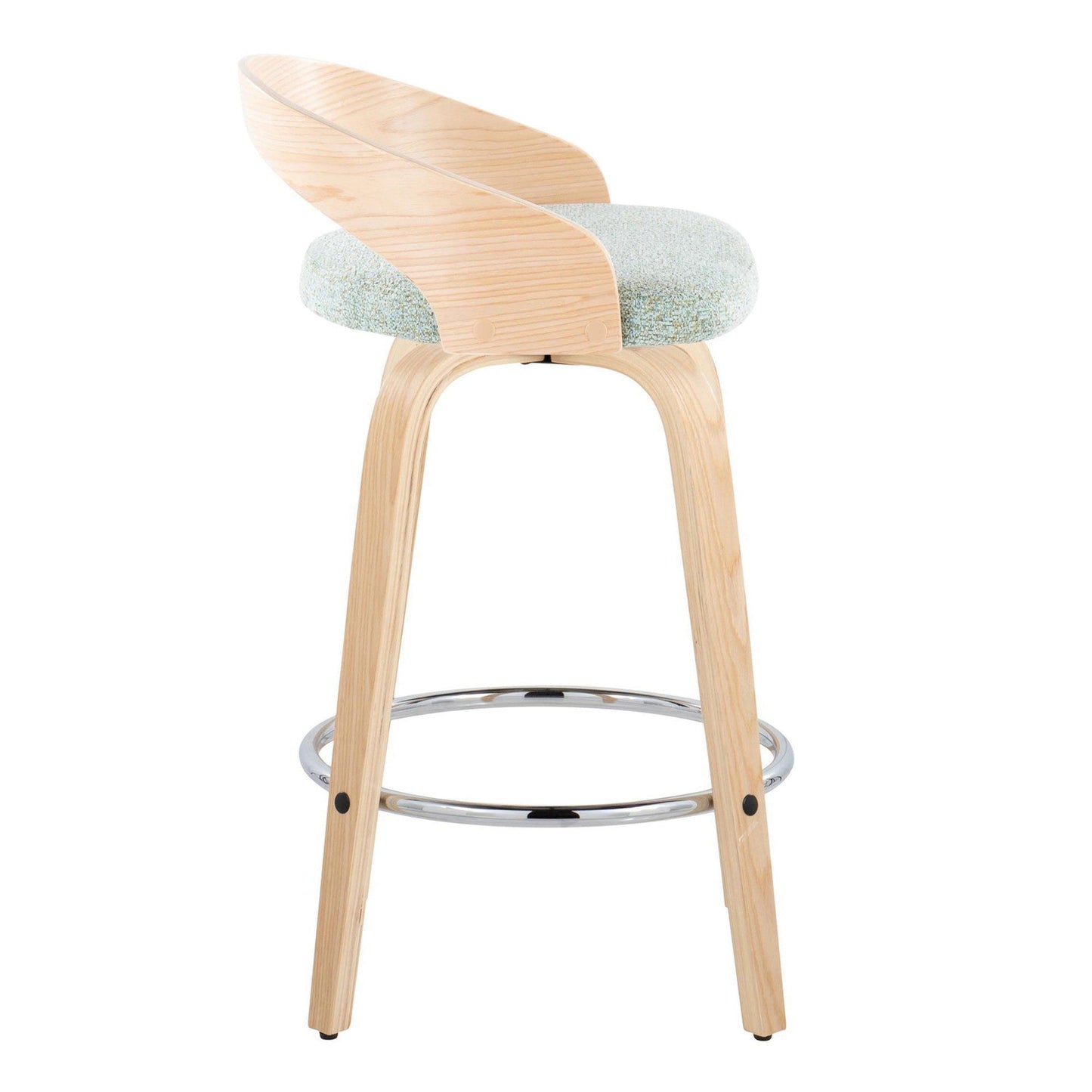 Majestic Office Furniture 26" Fixed-Height Counter Stool - Set of 2
