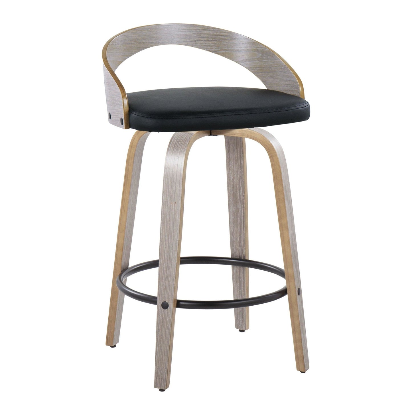 Majestic Office Furniture 26" Fixed-Height Counter Stool - Set of 2