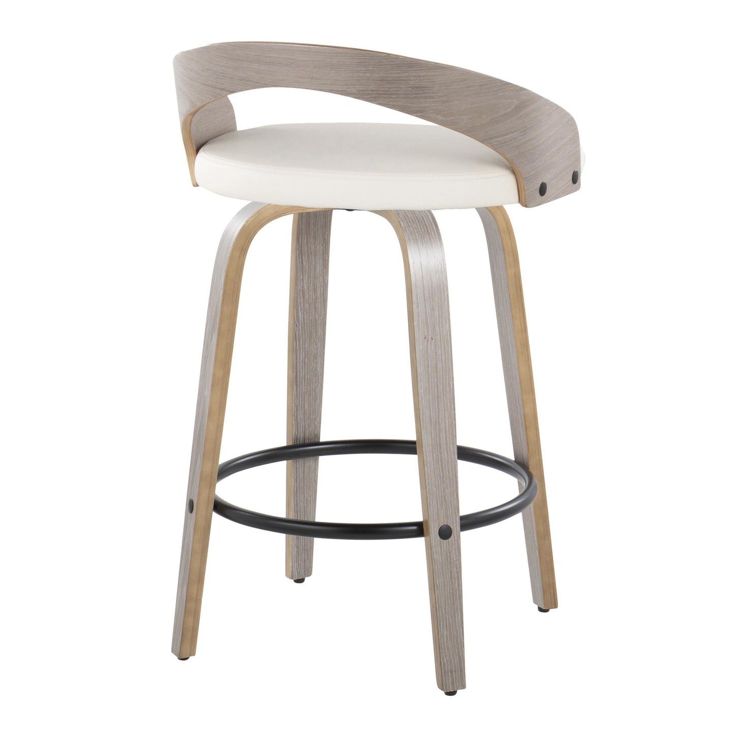 Majestic Office Furniture 26" Fixed-Height Counter Stool - Set of 2