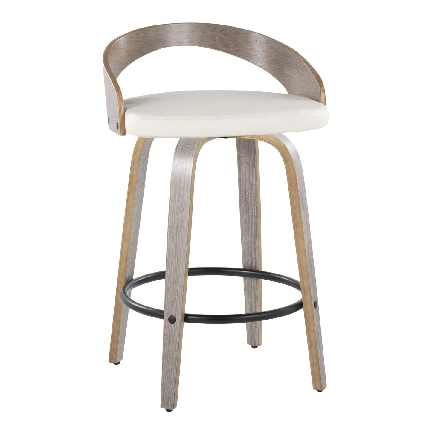 Majestic Office Furniture 26" Fixed-Height Counter Stool - Set of 2